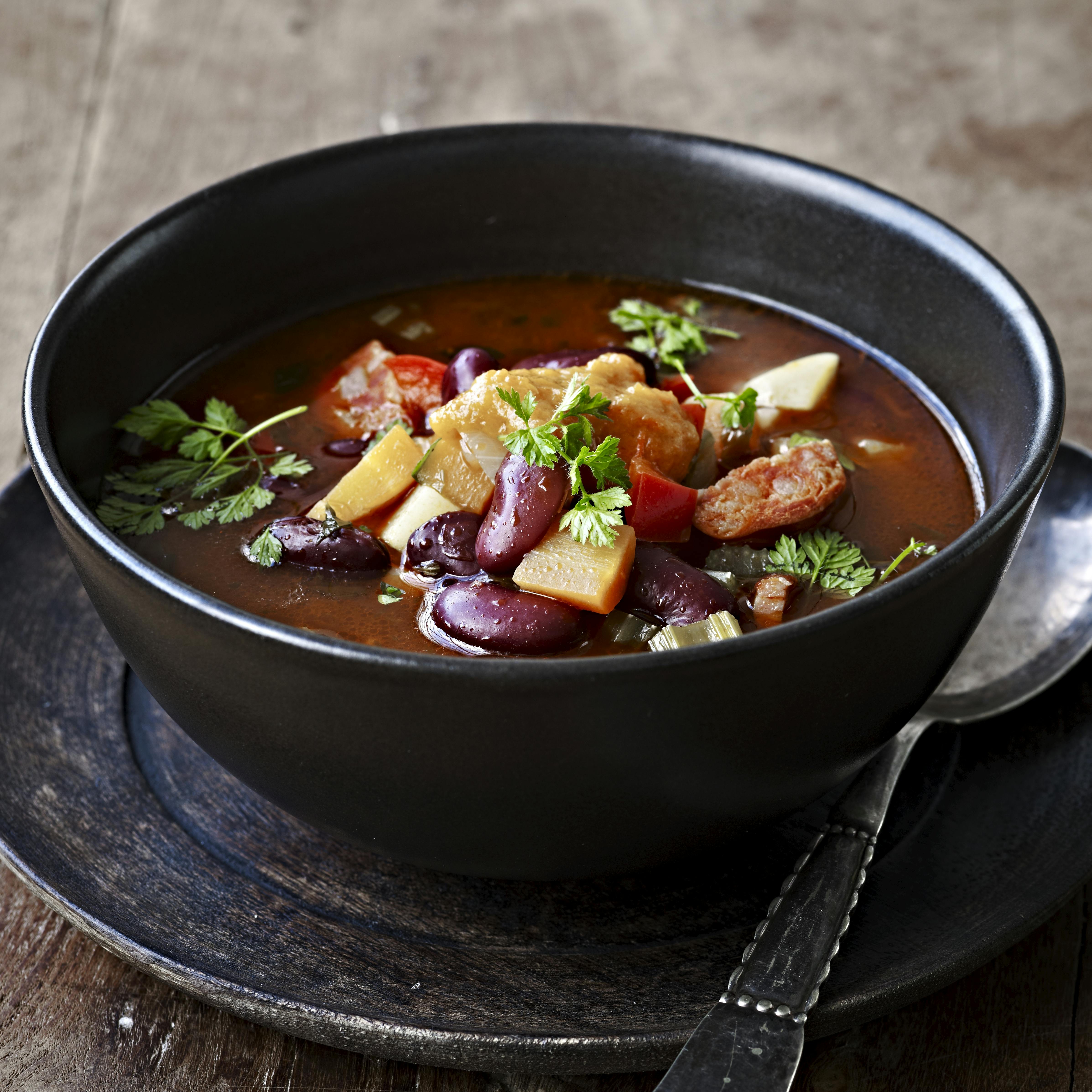 Vintersuppe med bønner