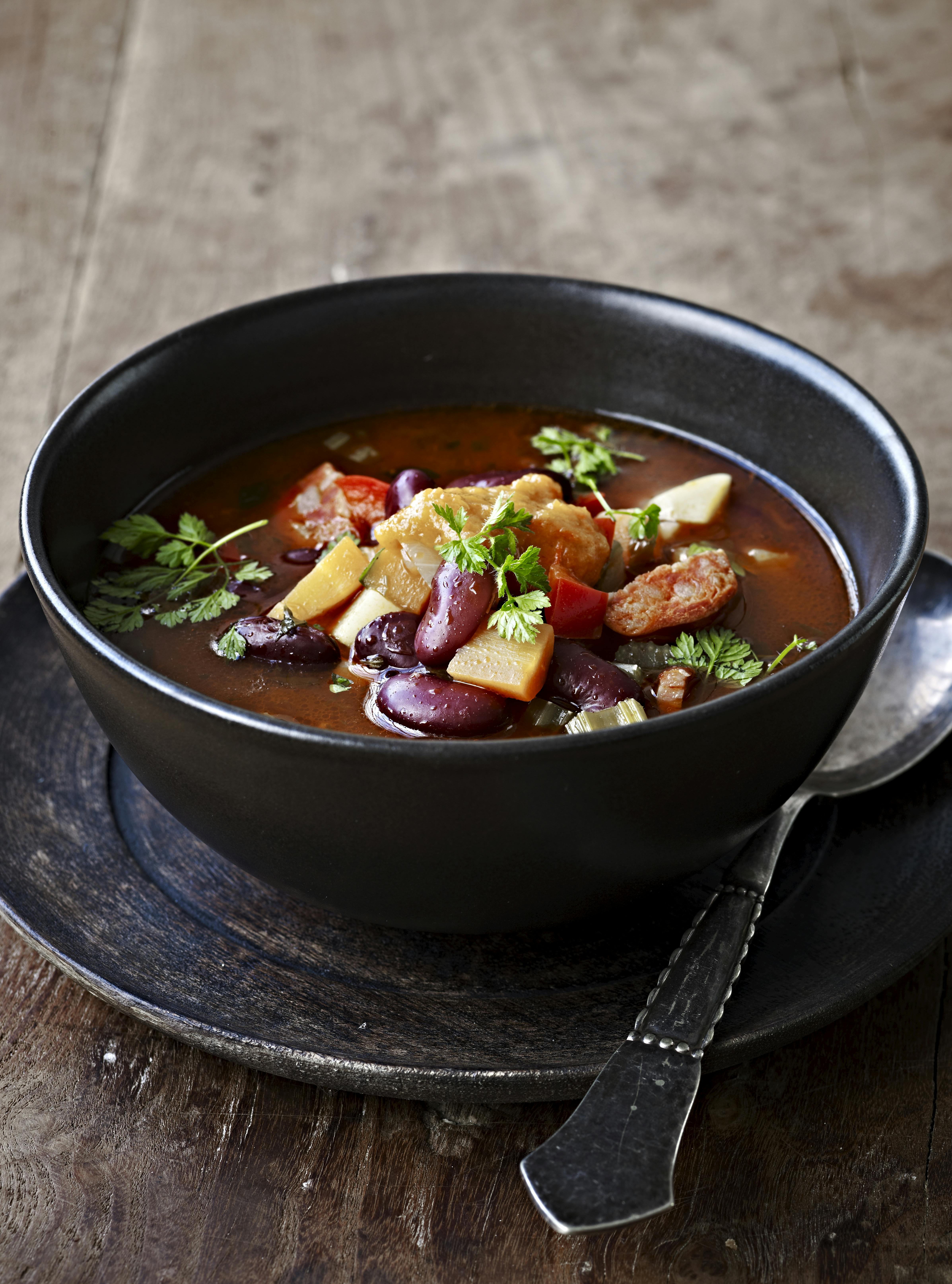 Vintersuppe med bønner