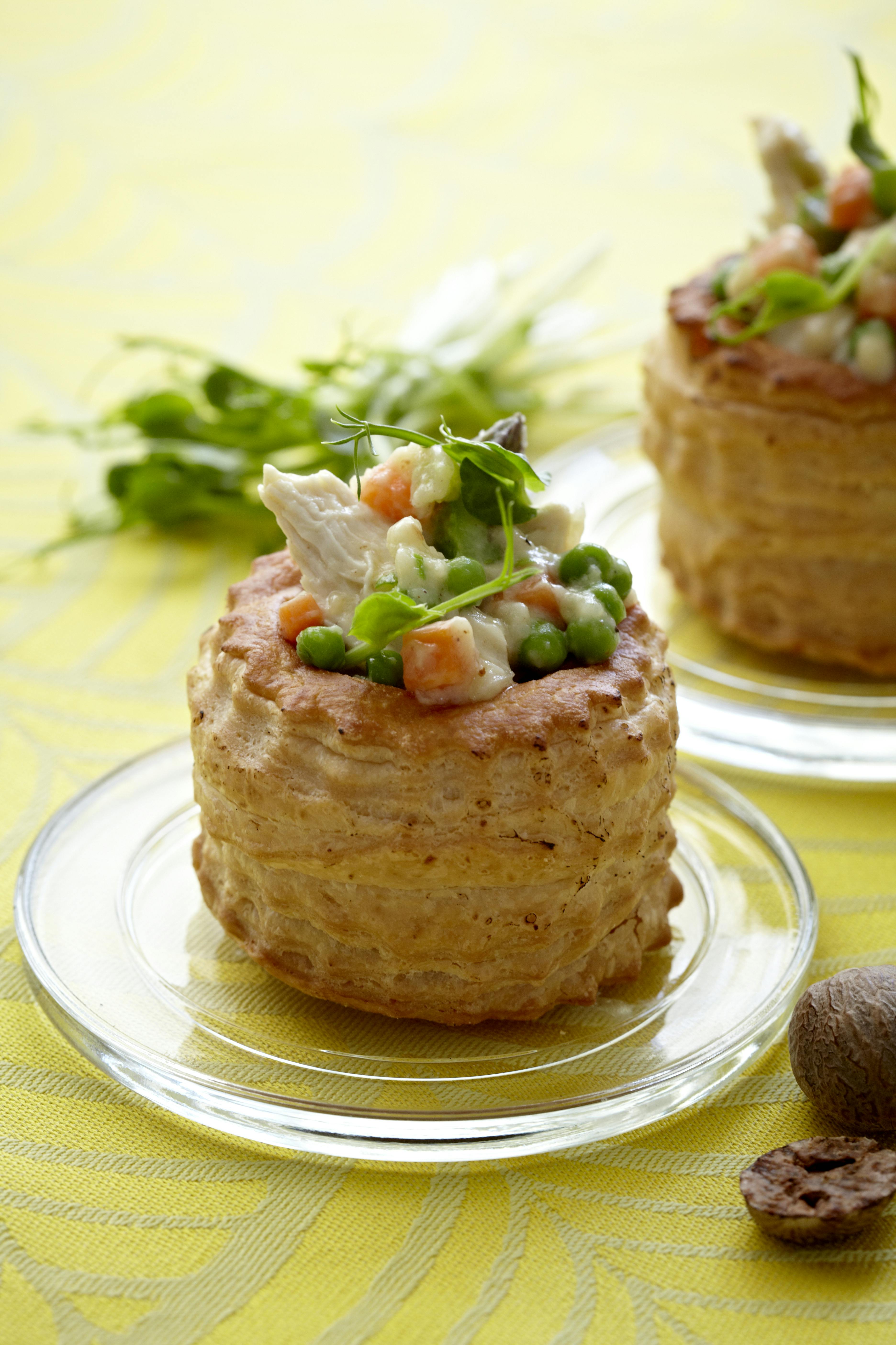 Vol-au-vent med kylling