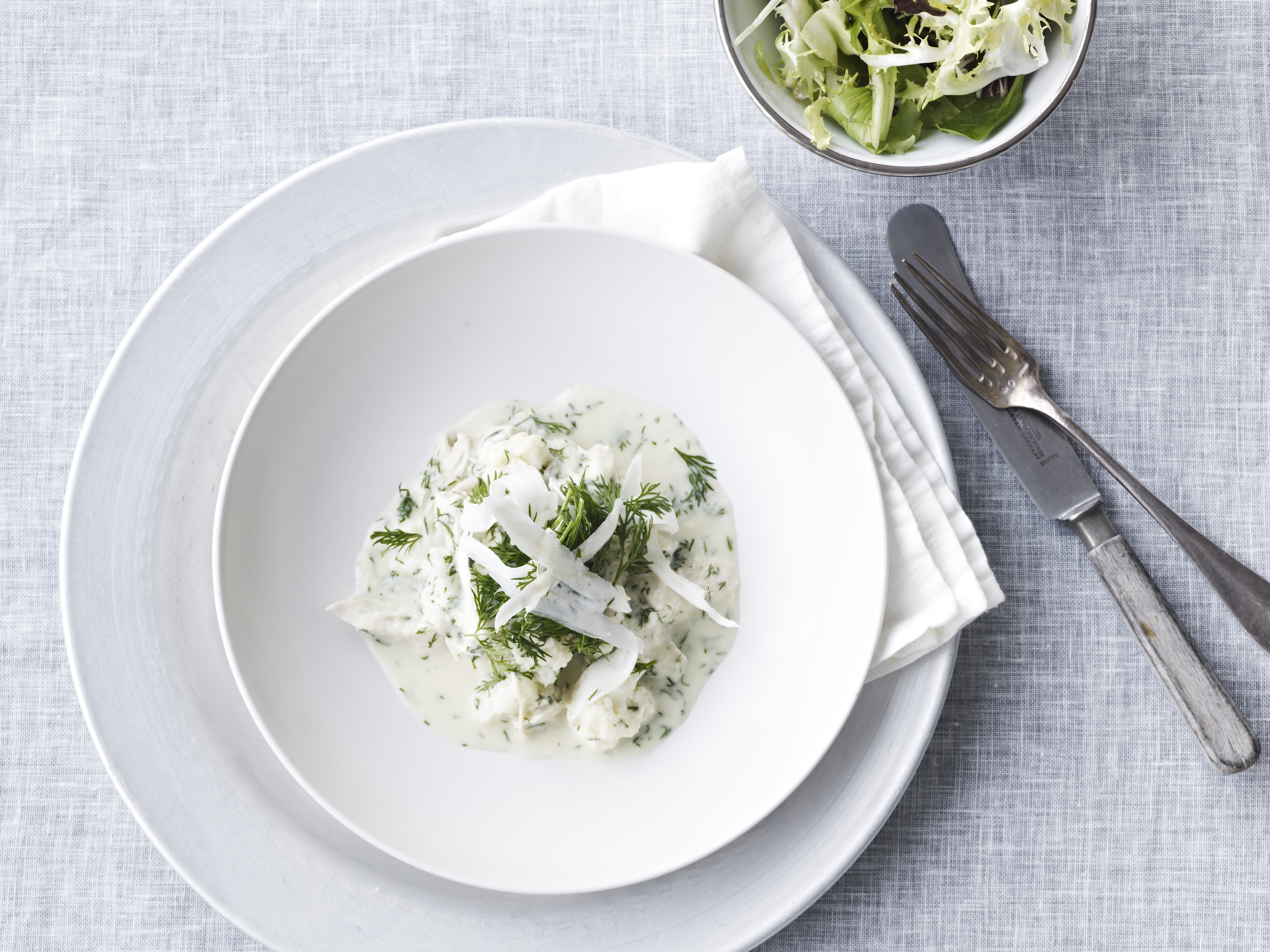 Kylling i peberrodssauce