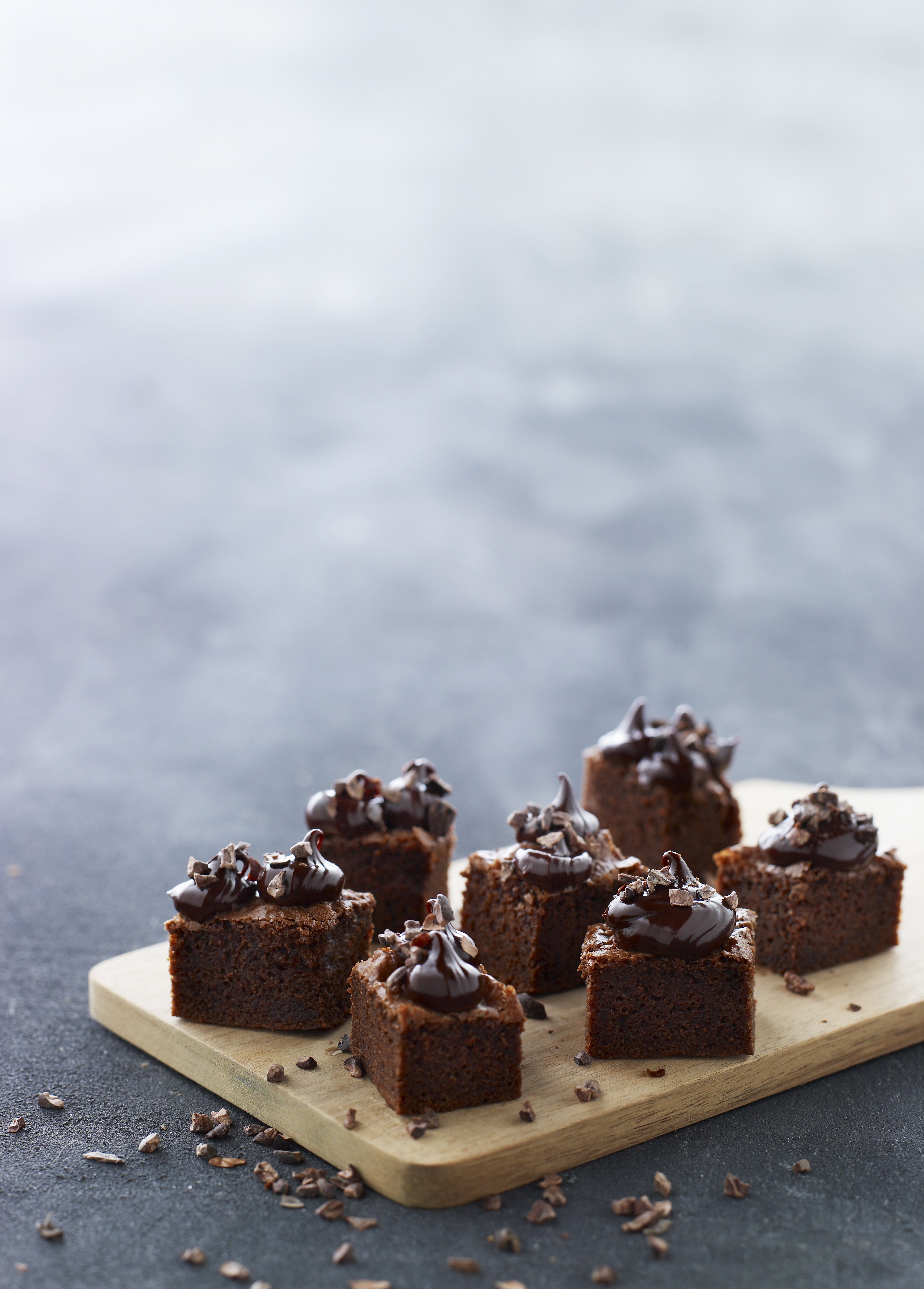 Pund-til-pund kage med chokolade