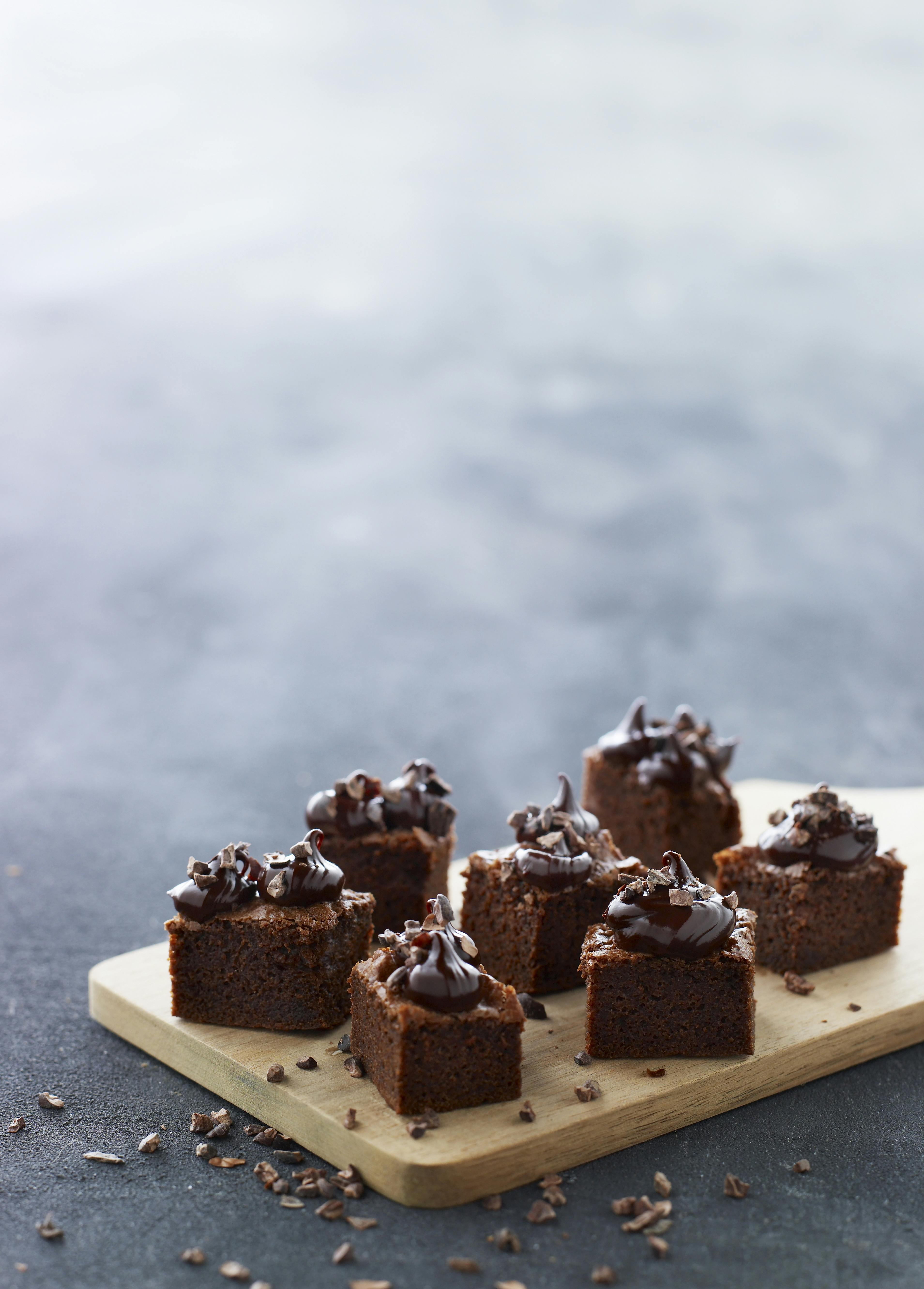 Pund-til-pund kage med chokolade