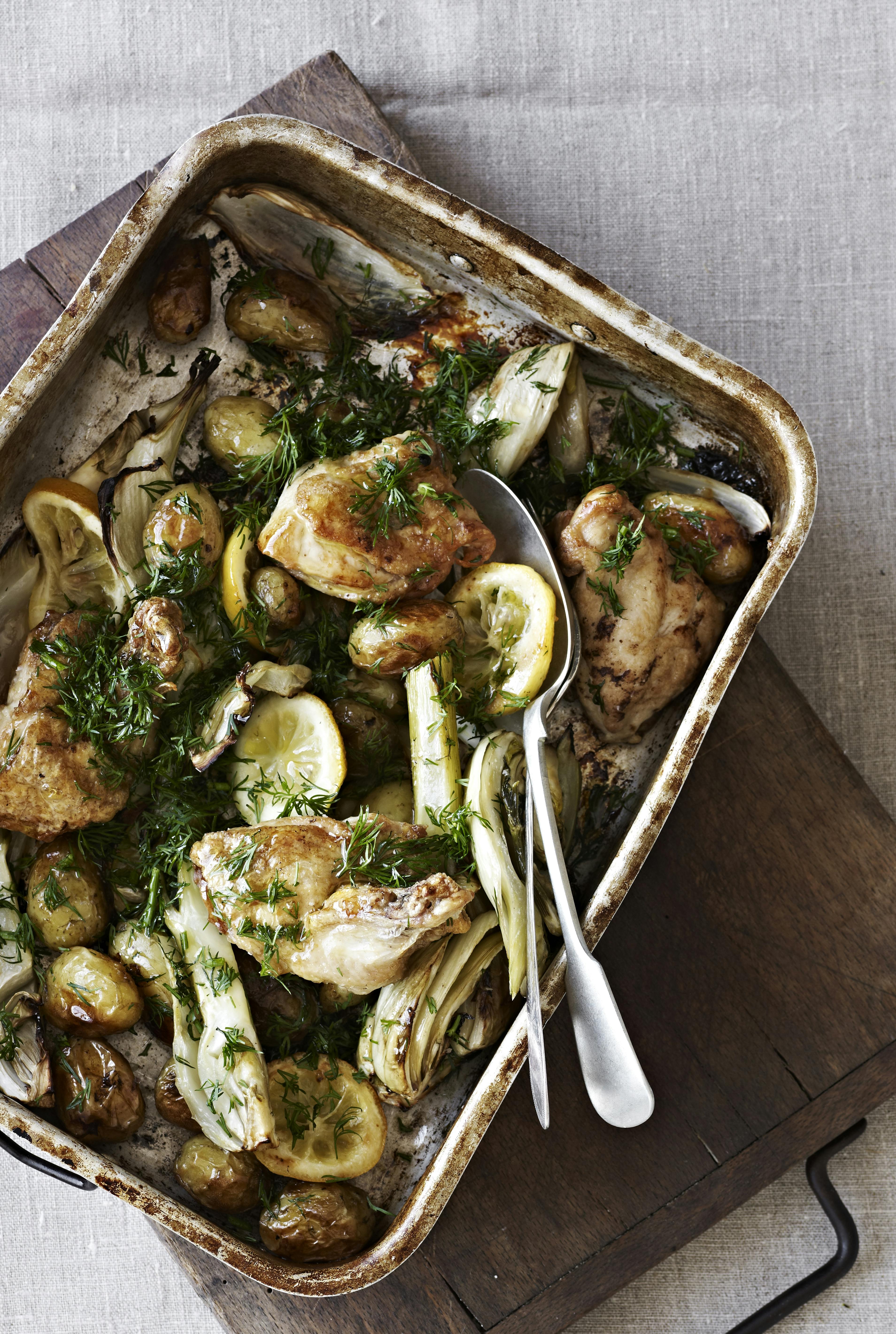 All-in-one-kylling og fennikel