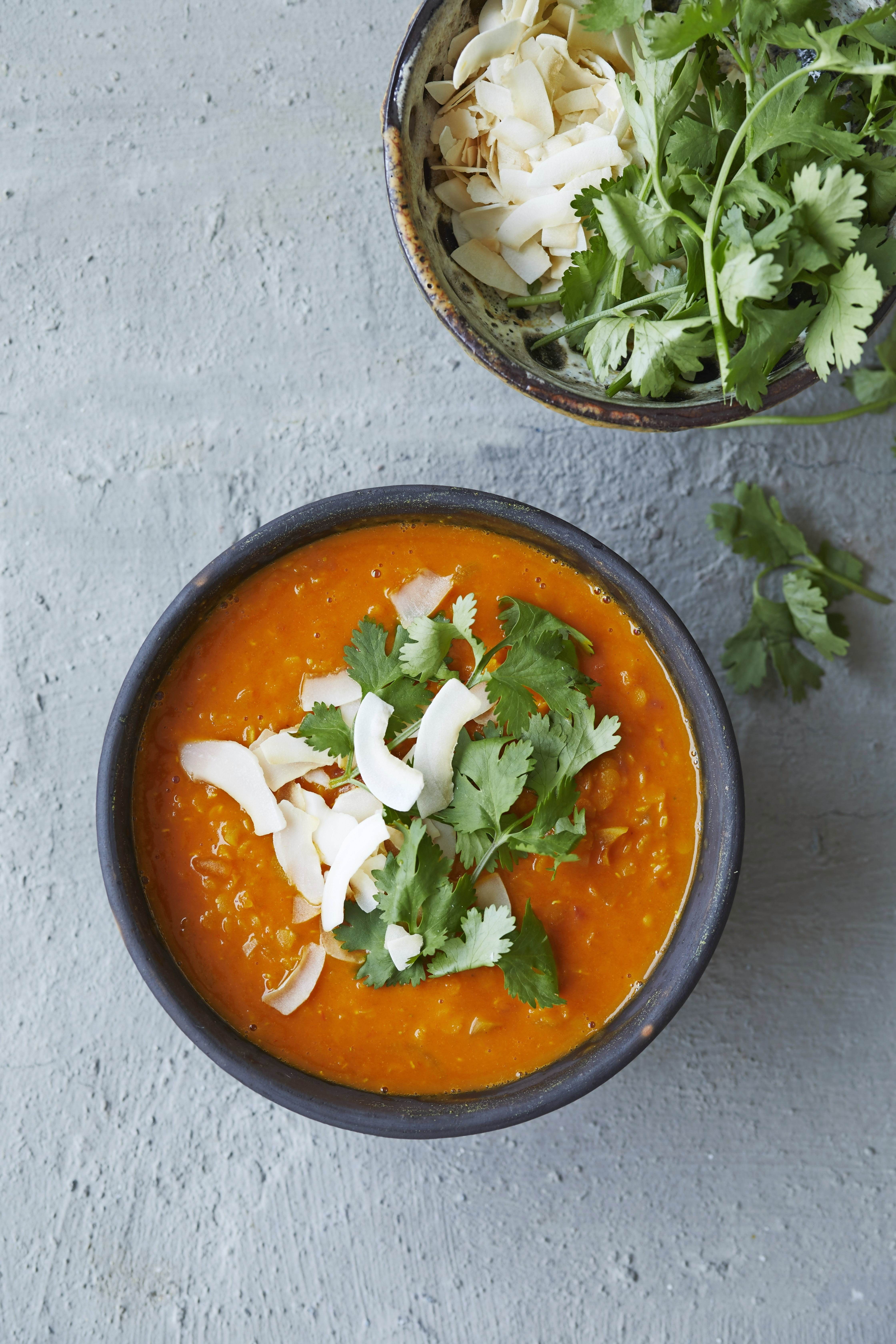 linsesuppe med kokosmælk