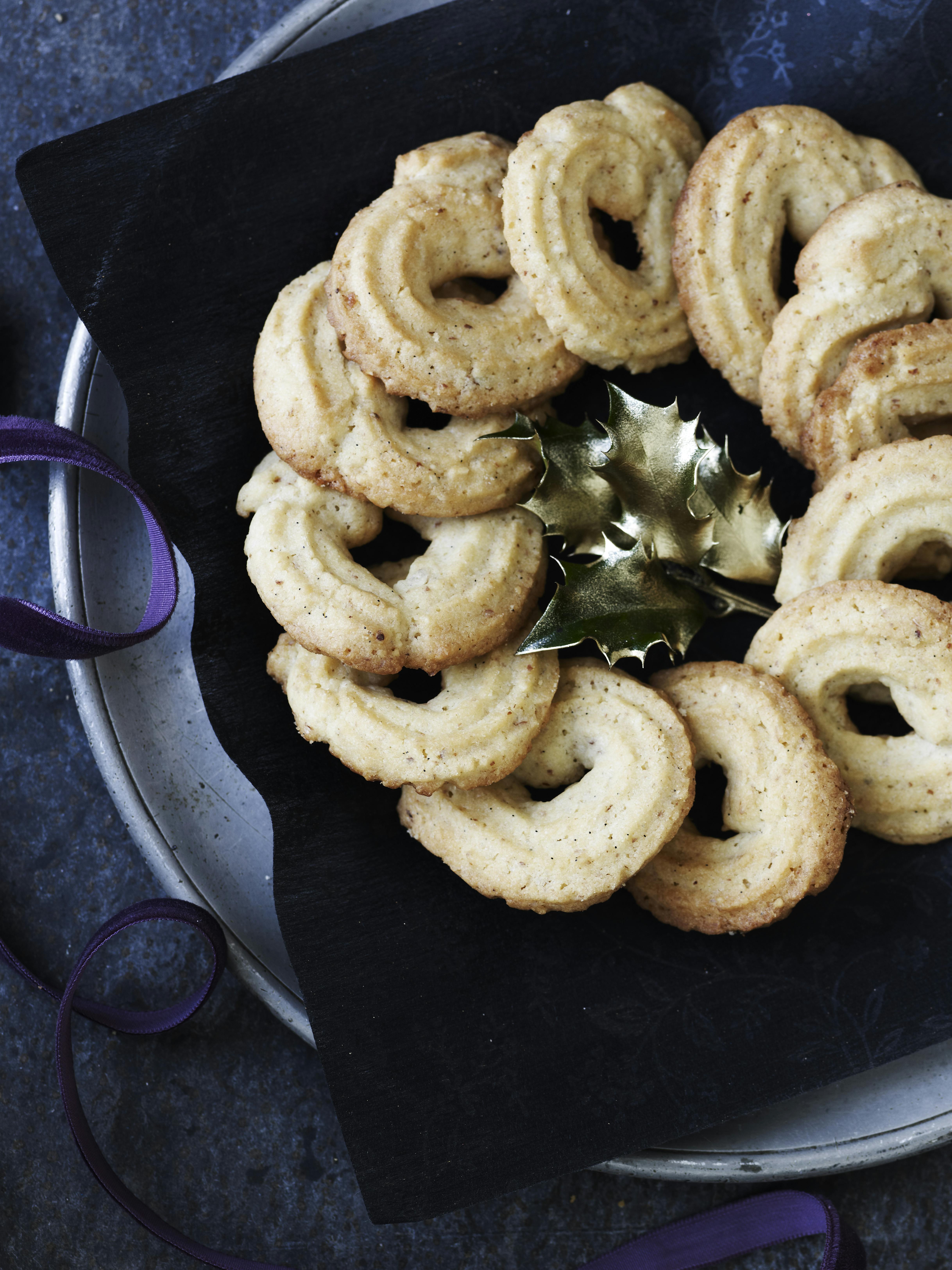 Julens bedste vaniljekranse - Perfekte til kagedåsen