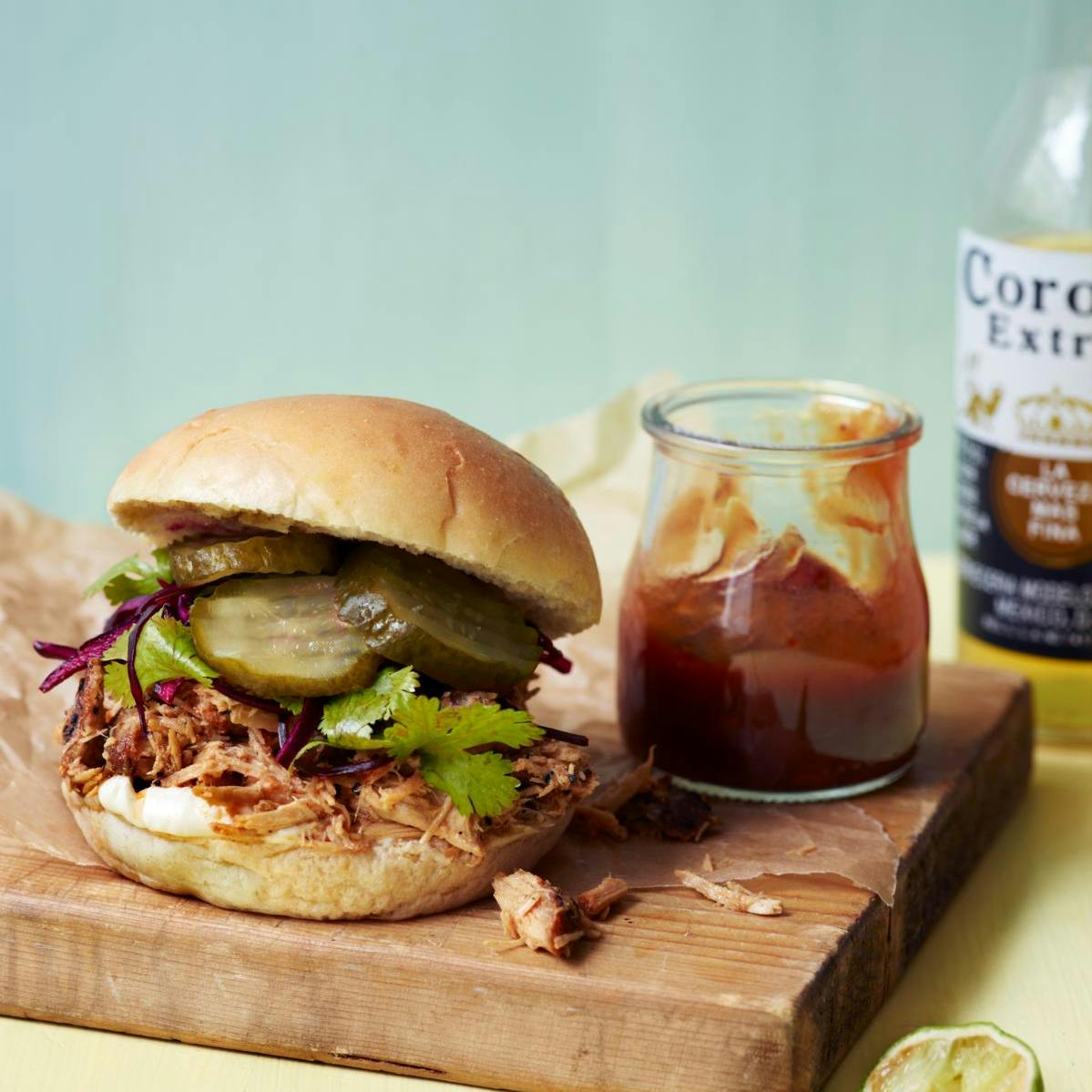 Pulled pork sandwich