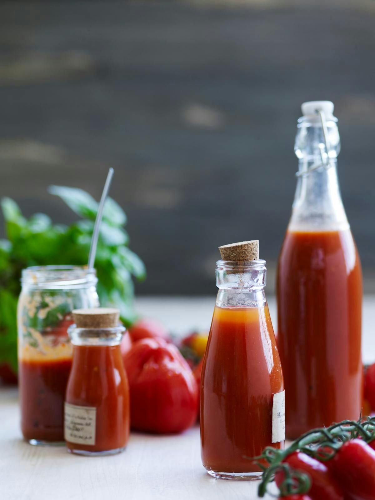 Hjemmelavet tomat-chili-ketchup