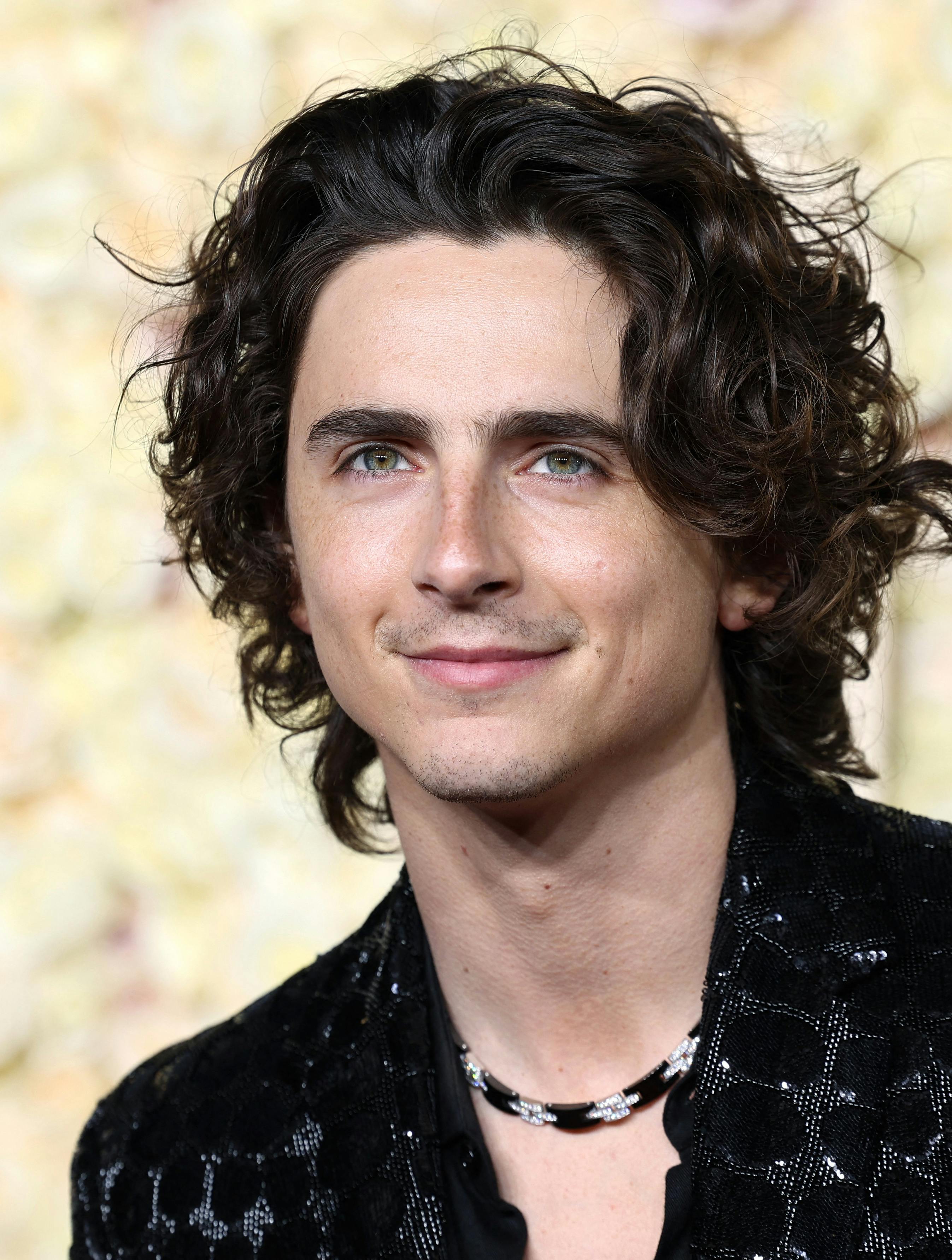 Timothée Chalamet attends the 81st Annual Golden Globe Awards in Beverly Hills, California, U.S., January 7, 2024. REUTERS/Mike Blake