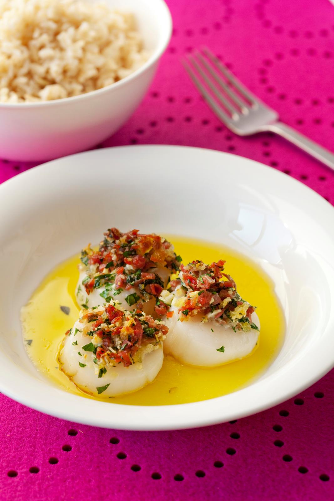 Kammuslinger a la Parma