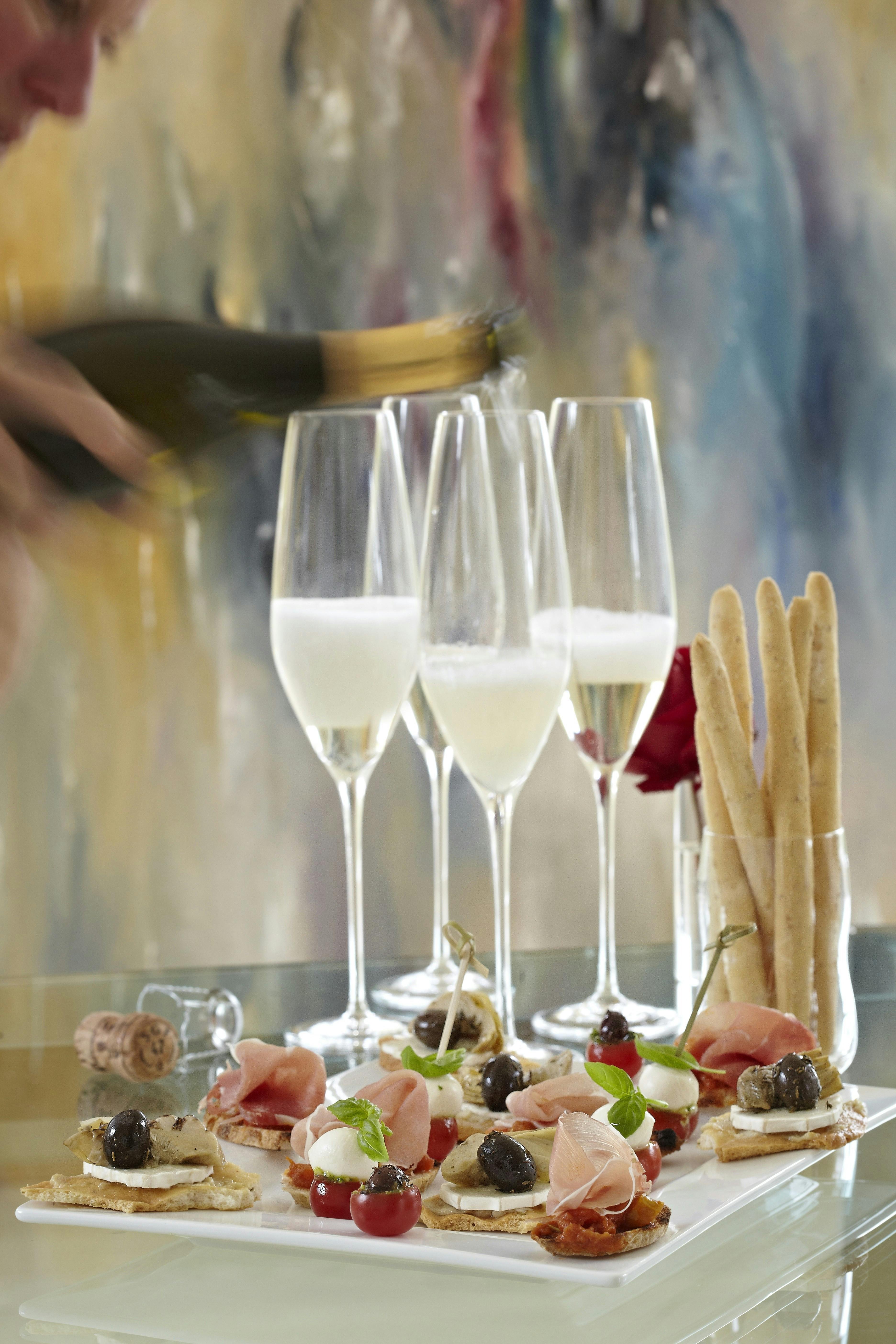 Velkomst snacks og Bruschetta