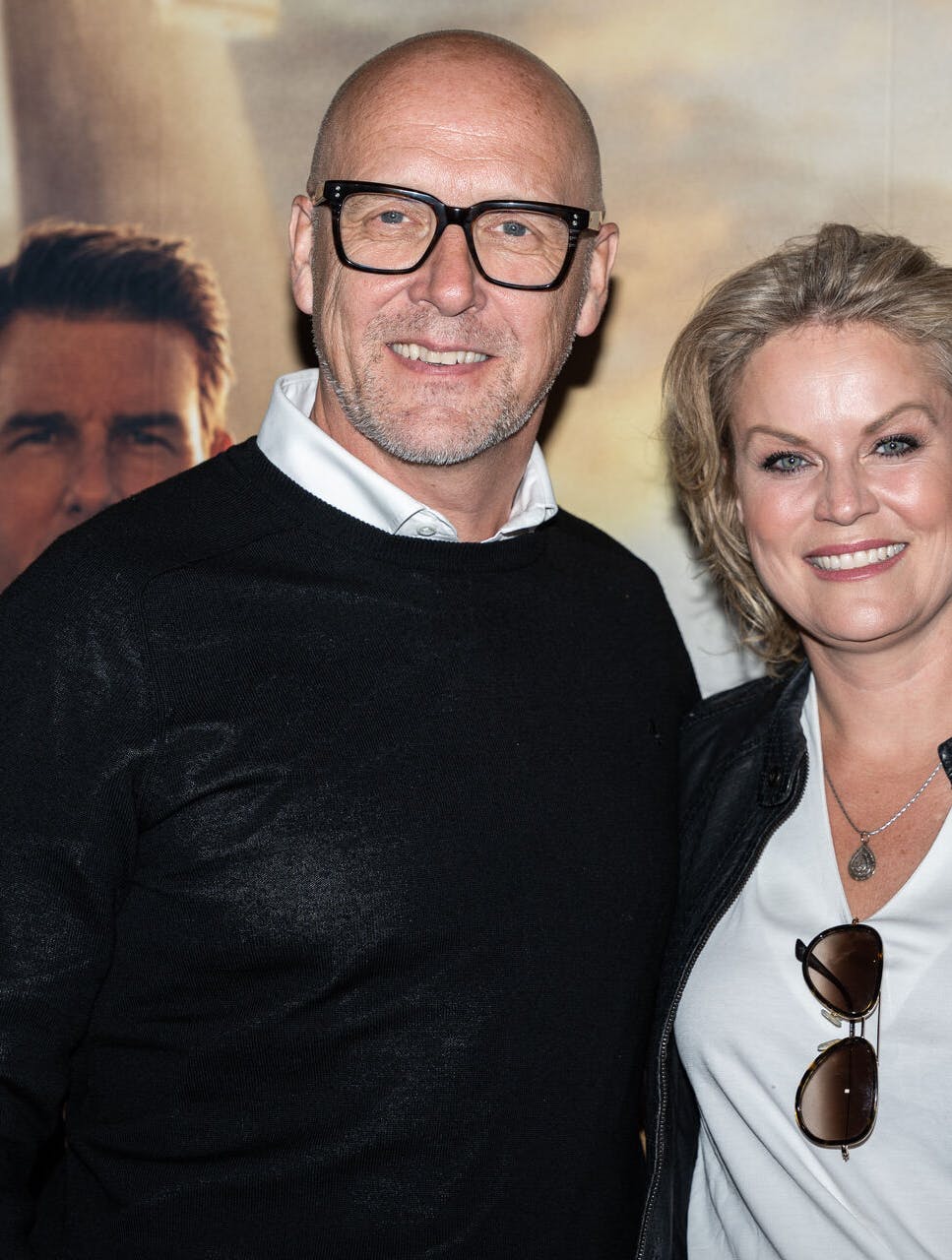 Cecilie Hother og Thomas Gregers Honoré ankommer til gallapremiere på filmen "Top Gun - Maverick" i Imperial i København tirsdag den 24. maj 2022. (Foto: Emil Helms/Ritzau Scanpix)