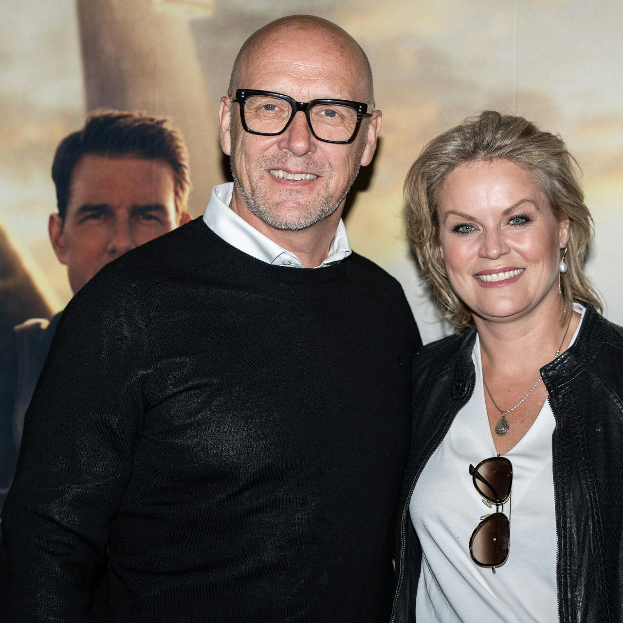 Cecilie Hother og Thomas Gregers Honoré ankommer til gallapremiere på filmen "Top Gun - Maverick" i Imperial i København tirsdag den 24. maj 2022. (Foto: Emil Helms/Ritzau Scanpix)