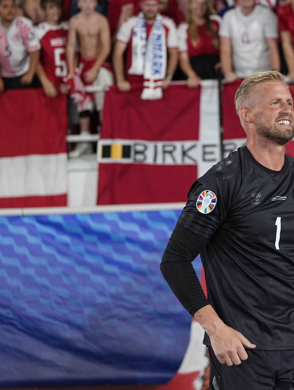kasper peter schmeichel øjeblik em 2024