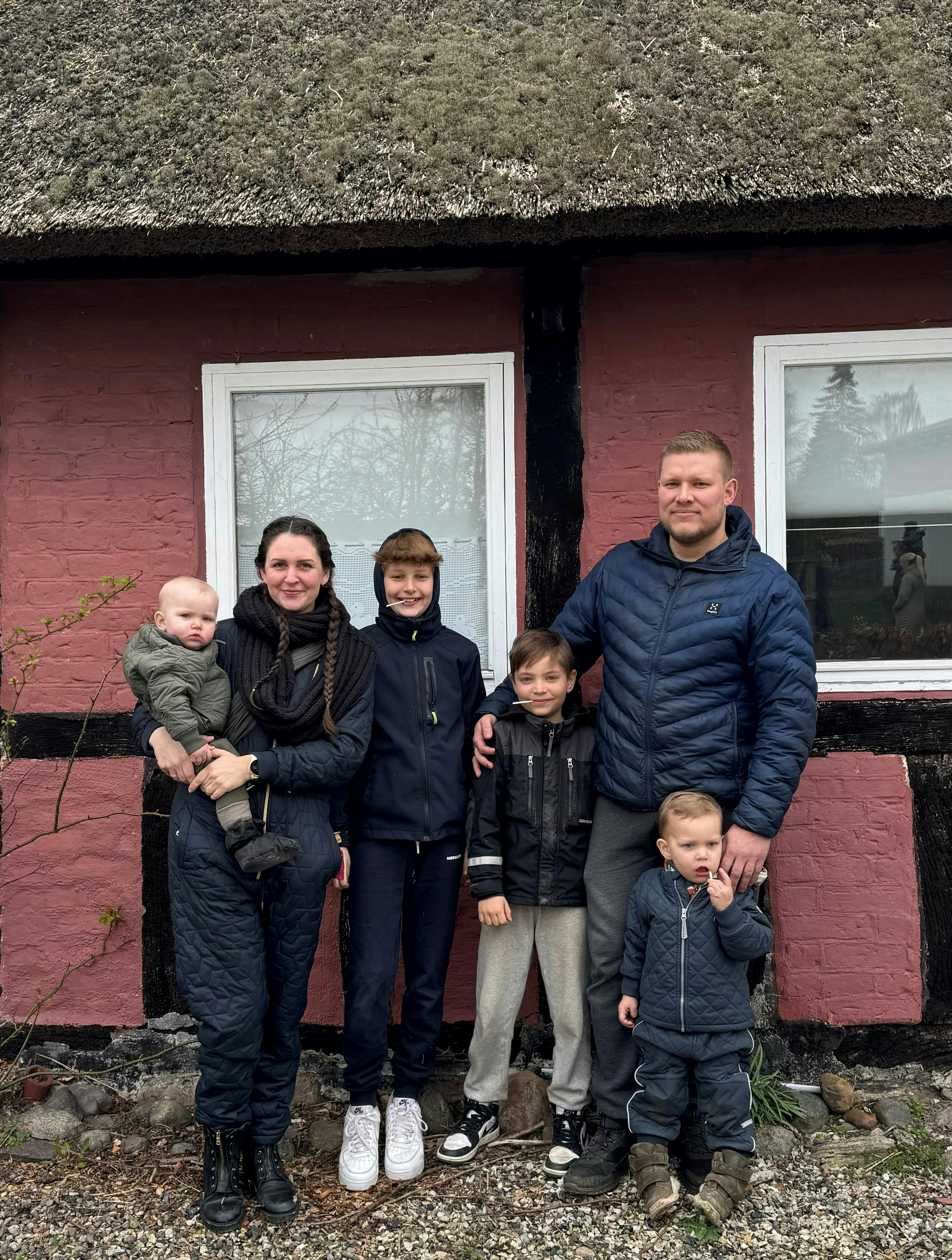 Nina Lyhne og familie