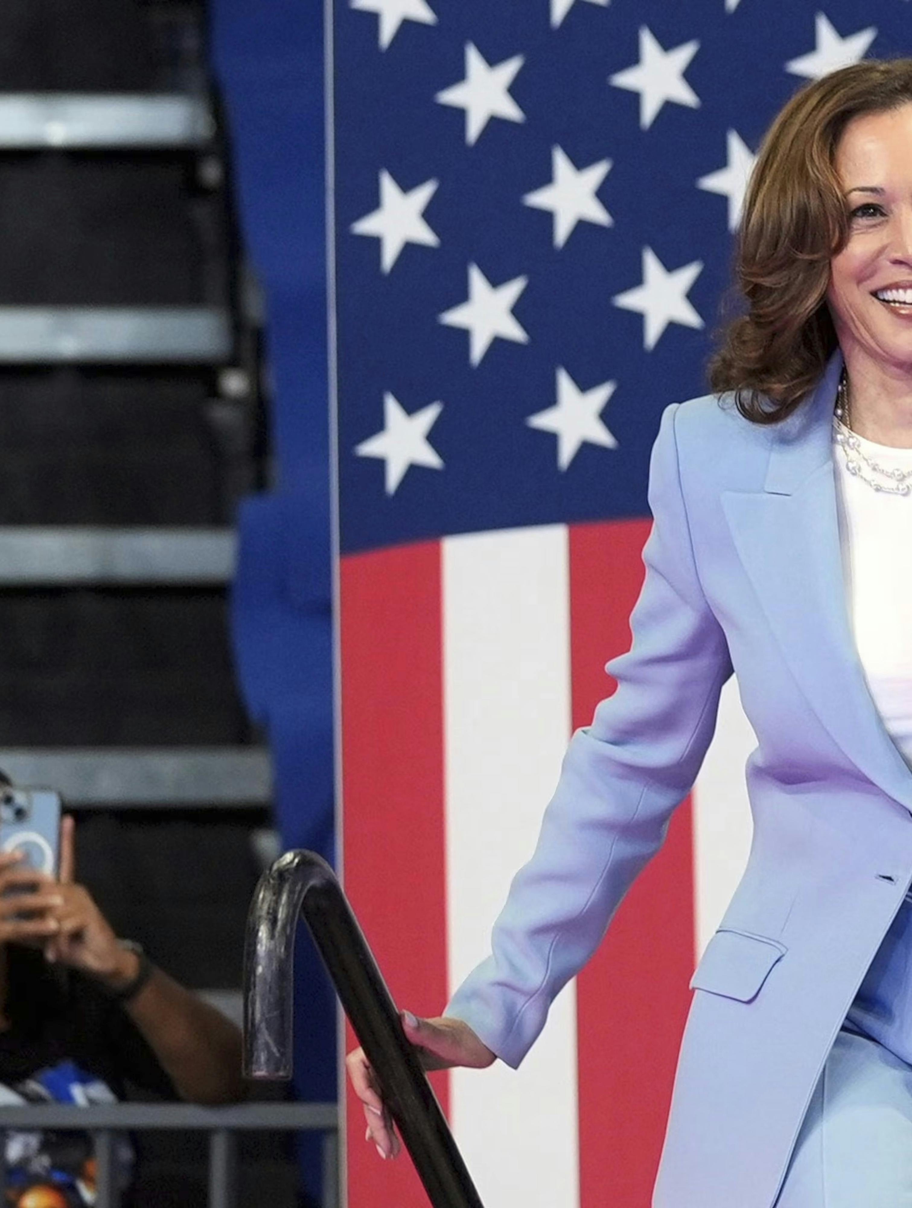 Kamala Harris is an American politician and vice president of the United States. California, US - 7 Aug 2024