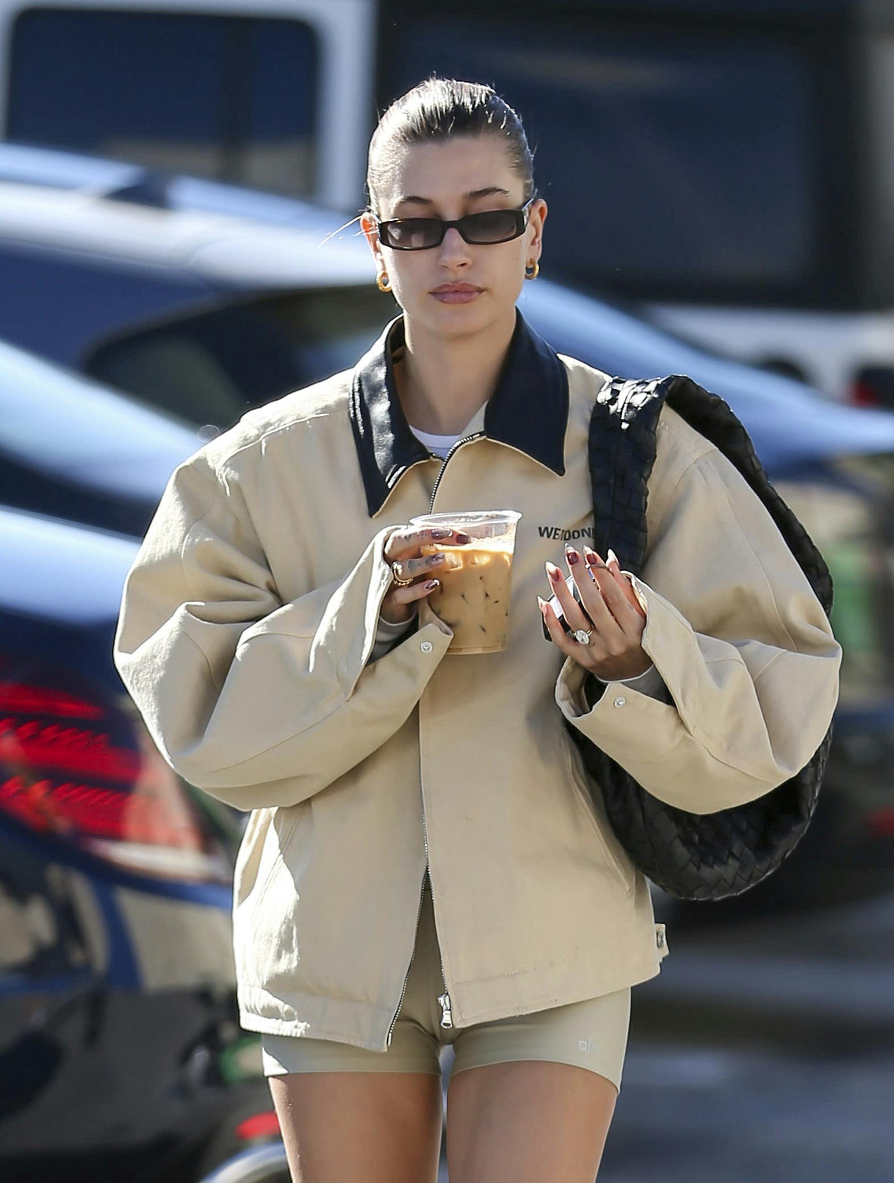 hailey bieber farm jacket