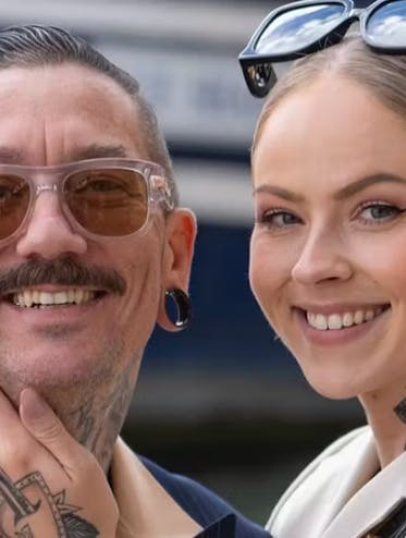 Morten og Simone Spangsvig blev første gang gift i 2019