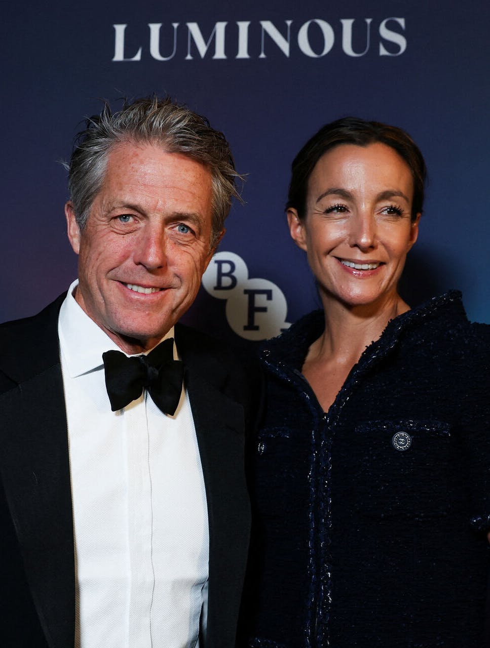 Hugh Grant og Anna Elisabeth Eberstein
