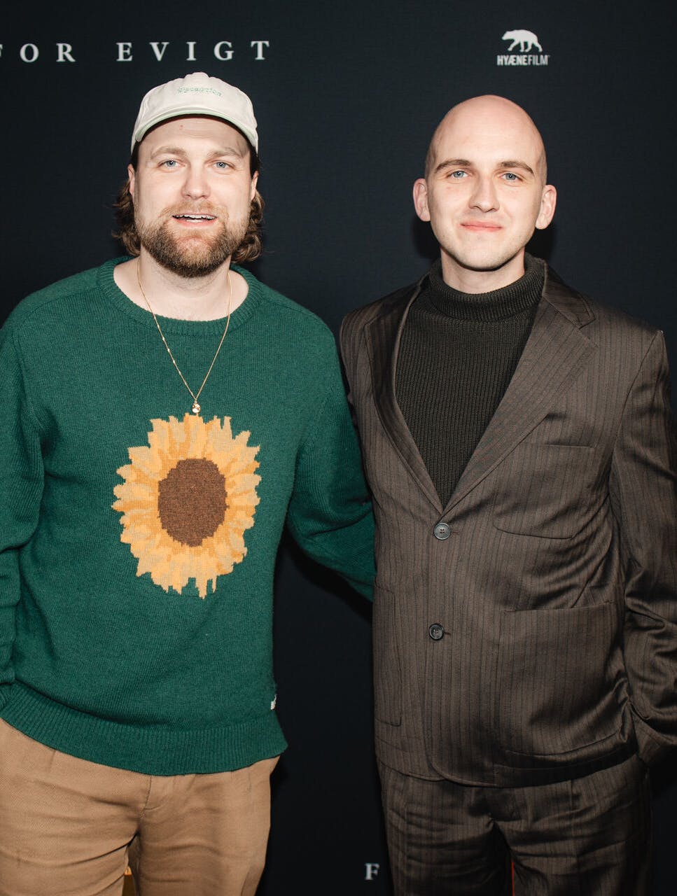 Gallapremiere på filmen For Evigt i Imperial. Emil Kondrup og Anton Hjejle. København onsdag den 17. april 2024.