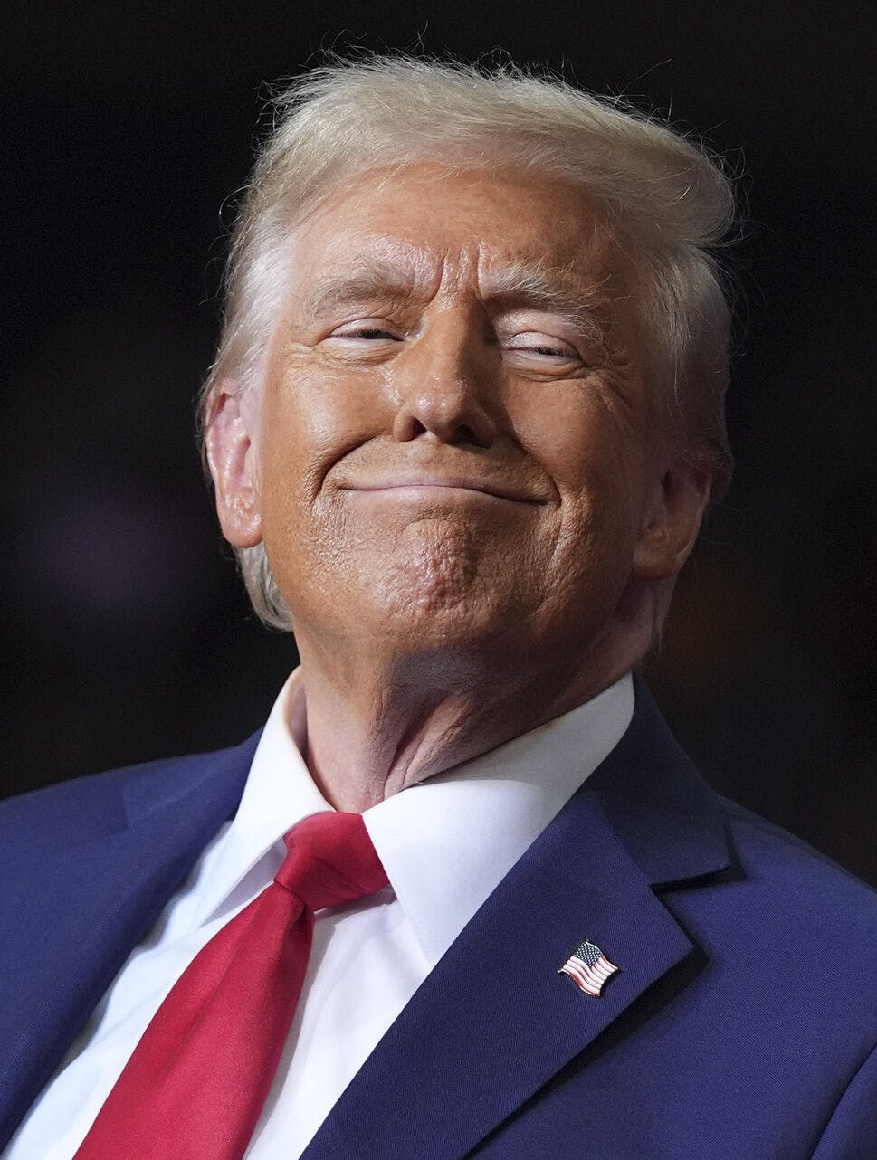 Republican presidential nominee former President Donald Trump speaks at a campaign rally at PPG Paints Arena, Monday, Nov. 4, 2024, in Pittsburgh, Pa. (AP Photo/Evan Vucci)