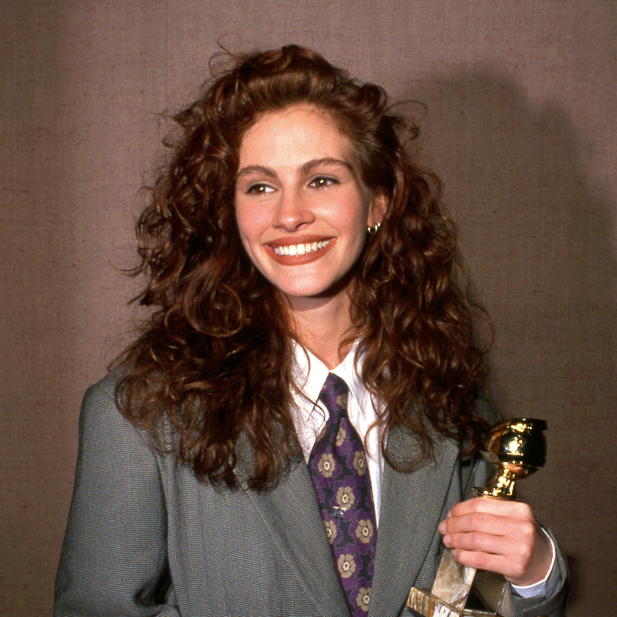 Julia Roberts at The 47th Annual Golden Globe Awards at The Beverly Hilton Hotel in Beverly Hills, California, January 20, 1990