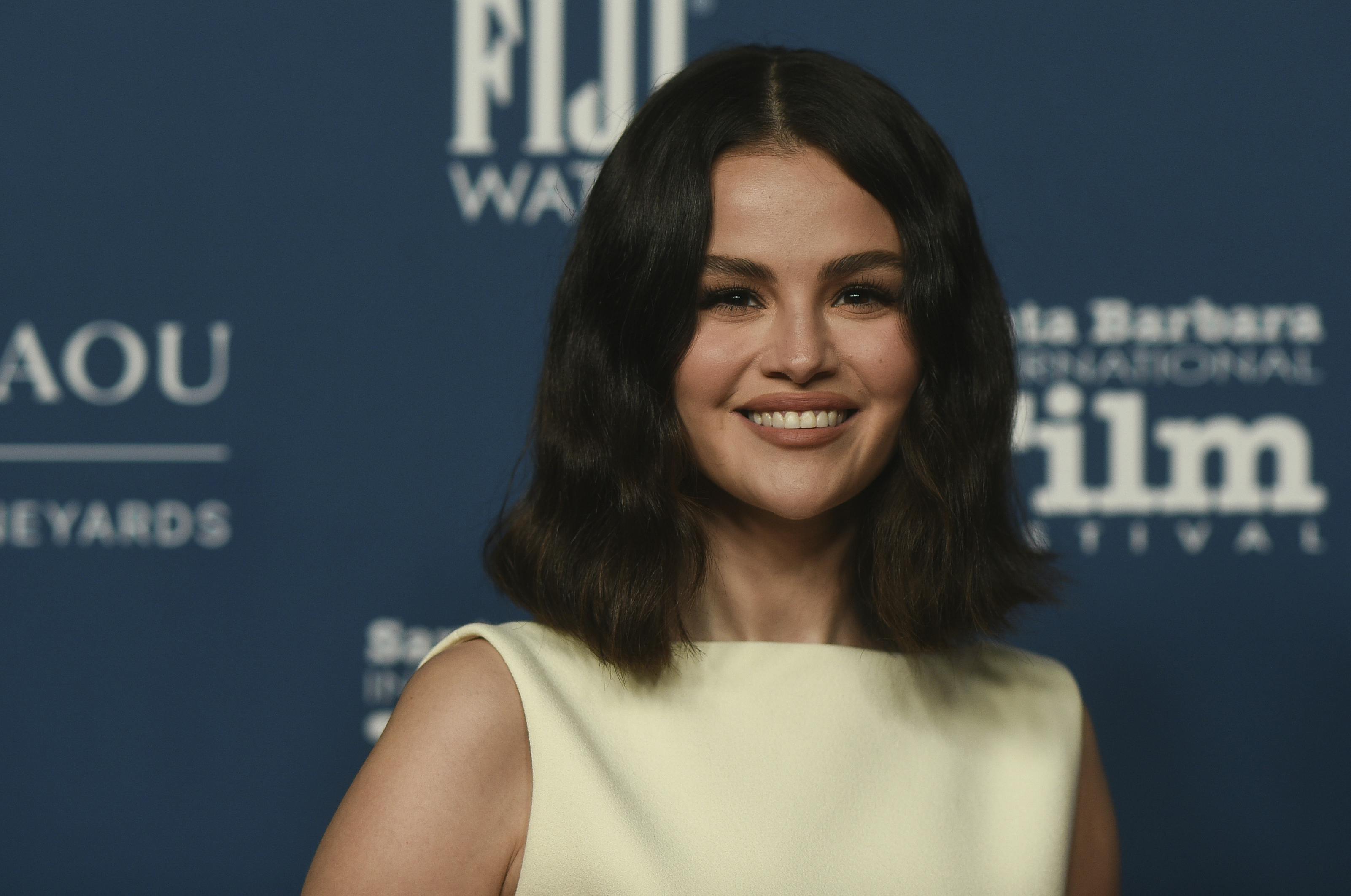 Selena Gomez attends the Virtuosos Awards during the Santa Barbara International Film Festival on Sunday, Feb. 9, 2025, in Santa Barbara, Calif. (Photo by Richard Shotwell/Invision/AP)