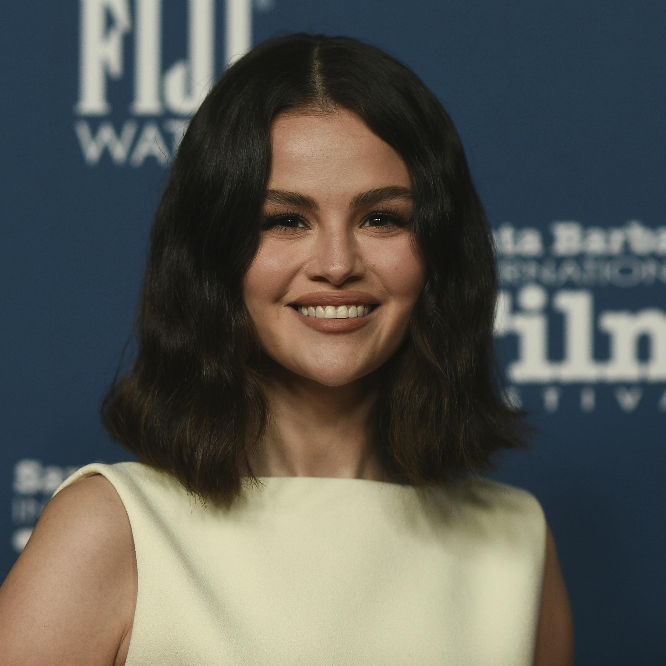 Selena Gomez attends the Virtuosos Awards during the Santa Barbara International Film Festival on Sunday, Feb. 9, 2025, in Santa Barbara, Calif. (Photo by Richard Shotwell/Invision/AP)