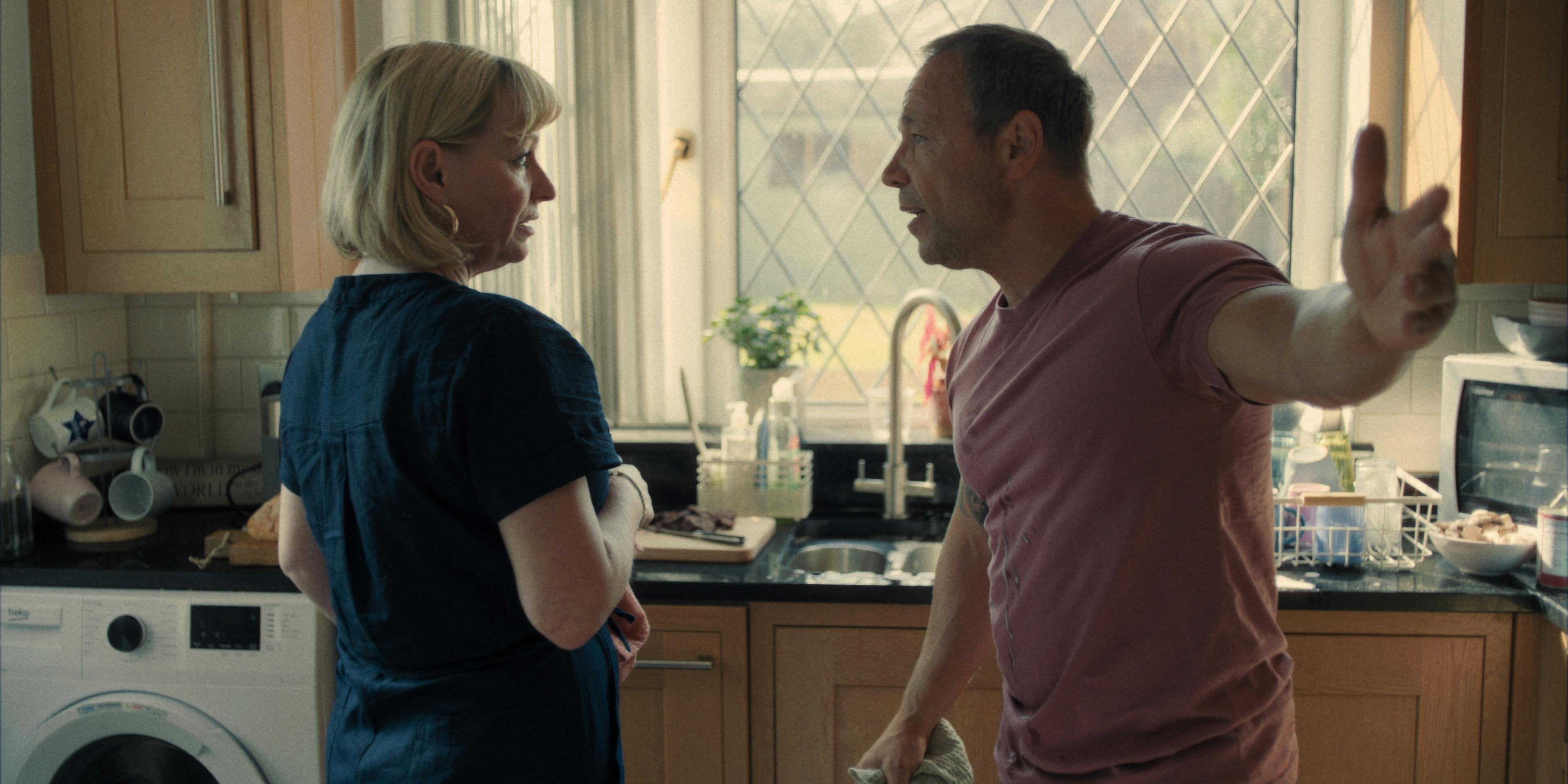 Christine Tremarco og Stephen Graham i 'Adolescence'