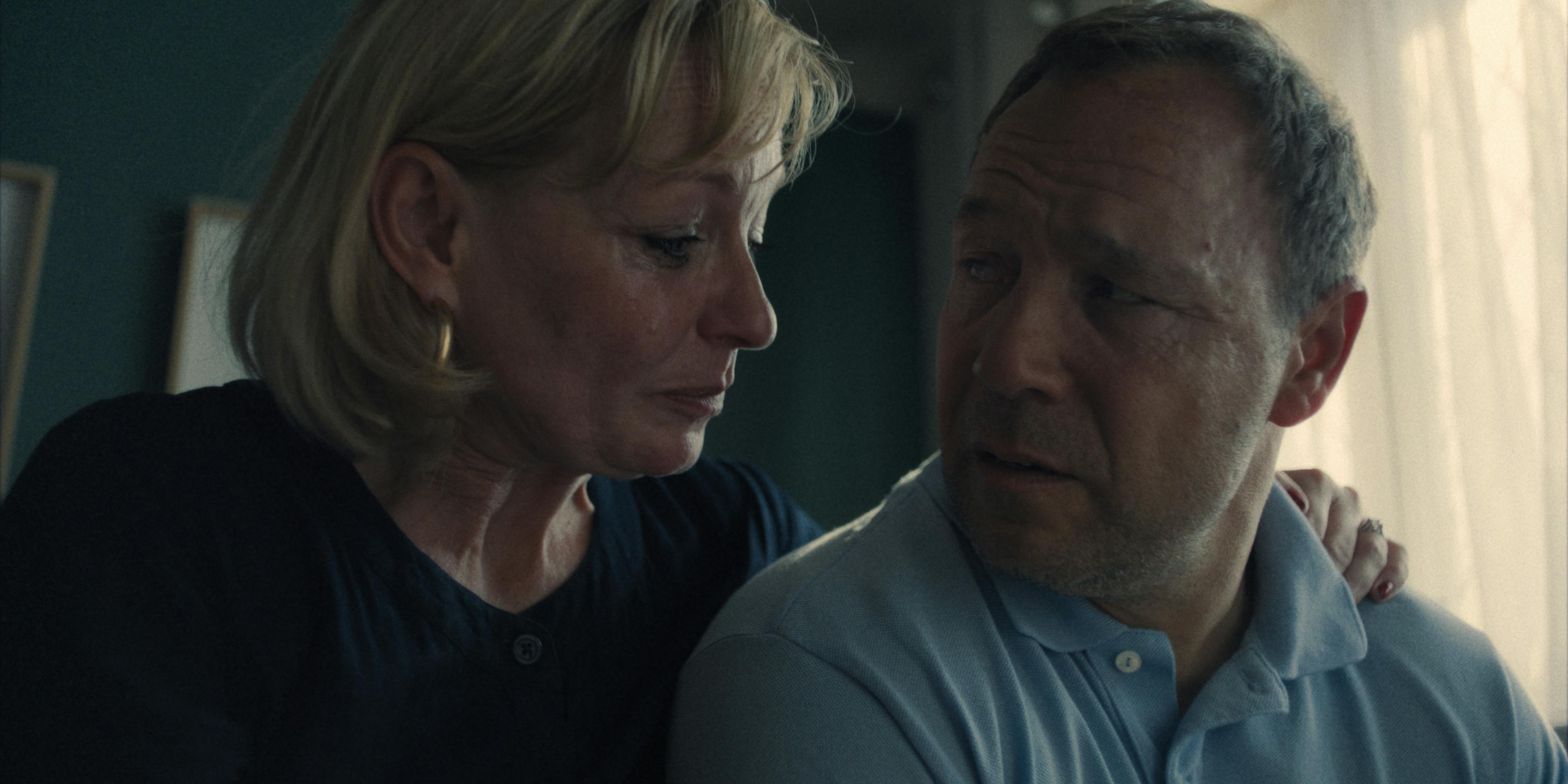 Christine Tremarco og Stephen Graham i 'Adolescence'