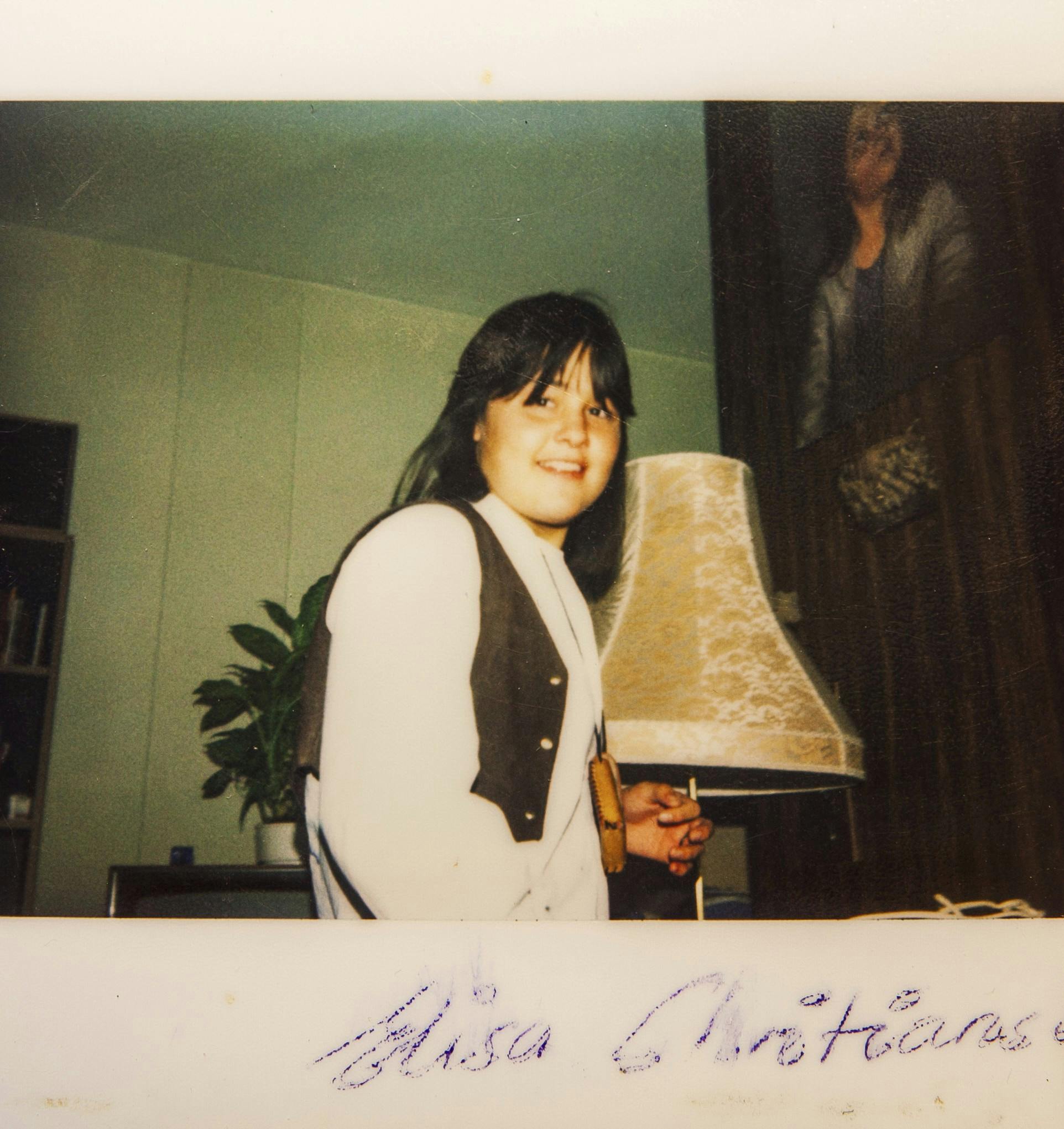 Elisa Christiansen som ung - fra bogen Atlant Spagat