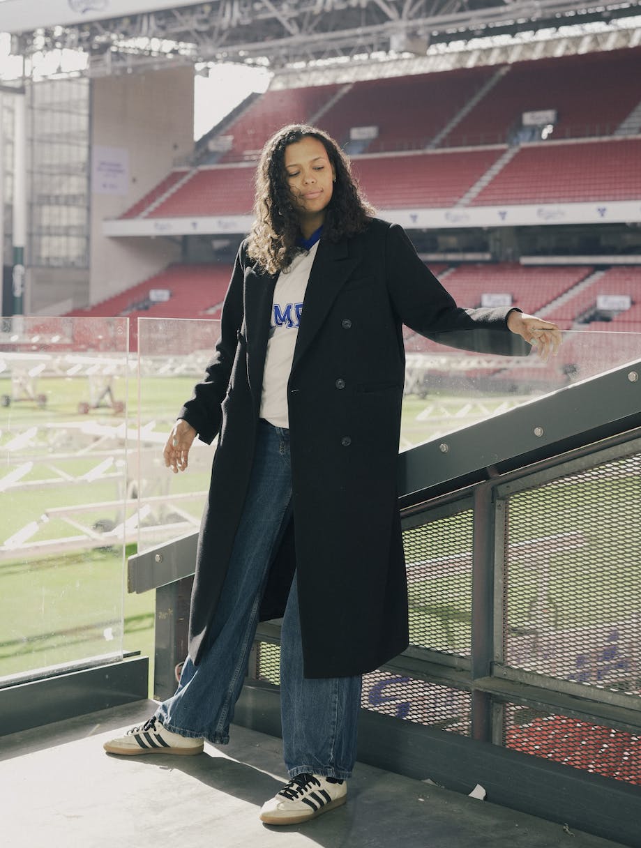 Maria 'Rolle' Jensen Guy, forperson for Kvinder i Fodbold, i Parken