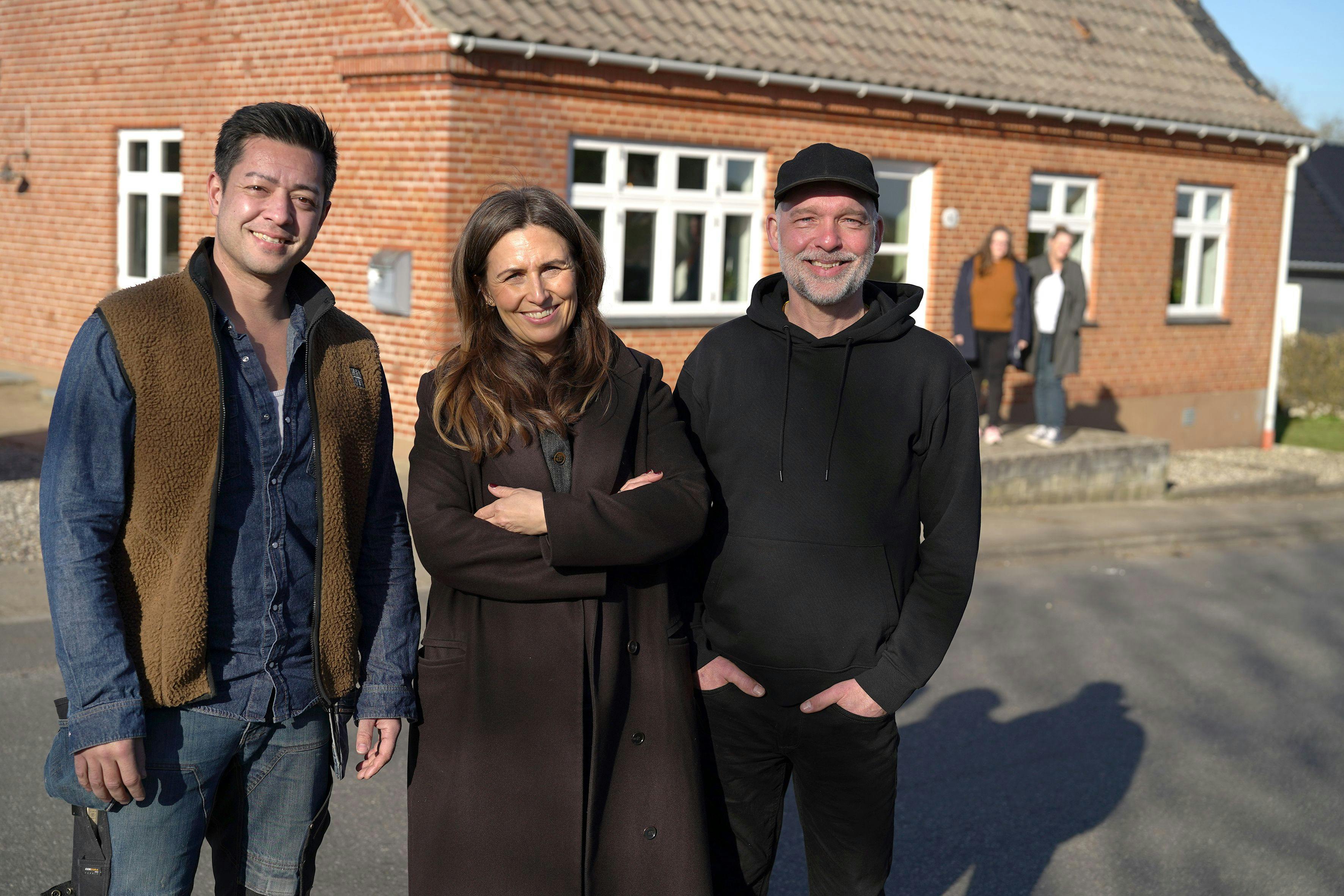 Dennis Lindequist, Line Franck og Kalle Thesbjerg.