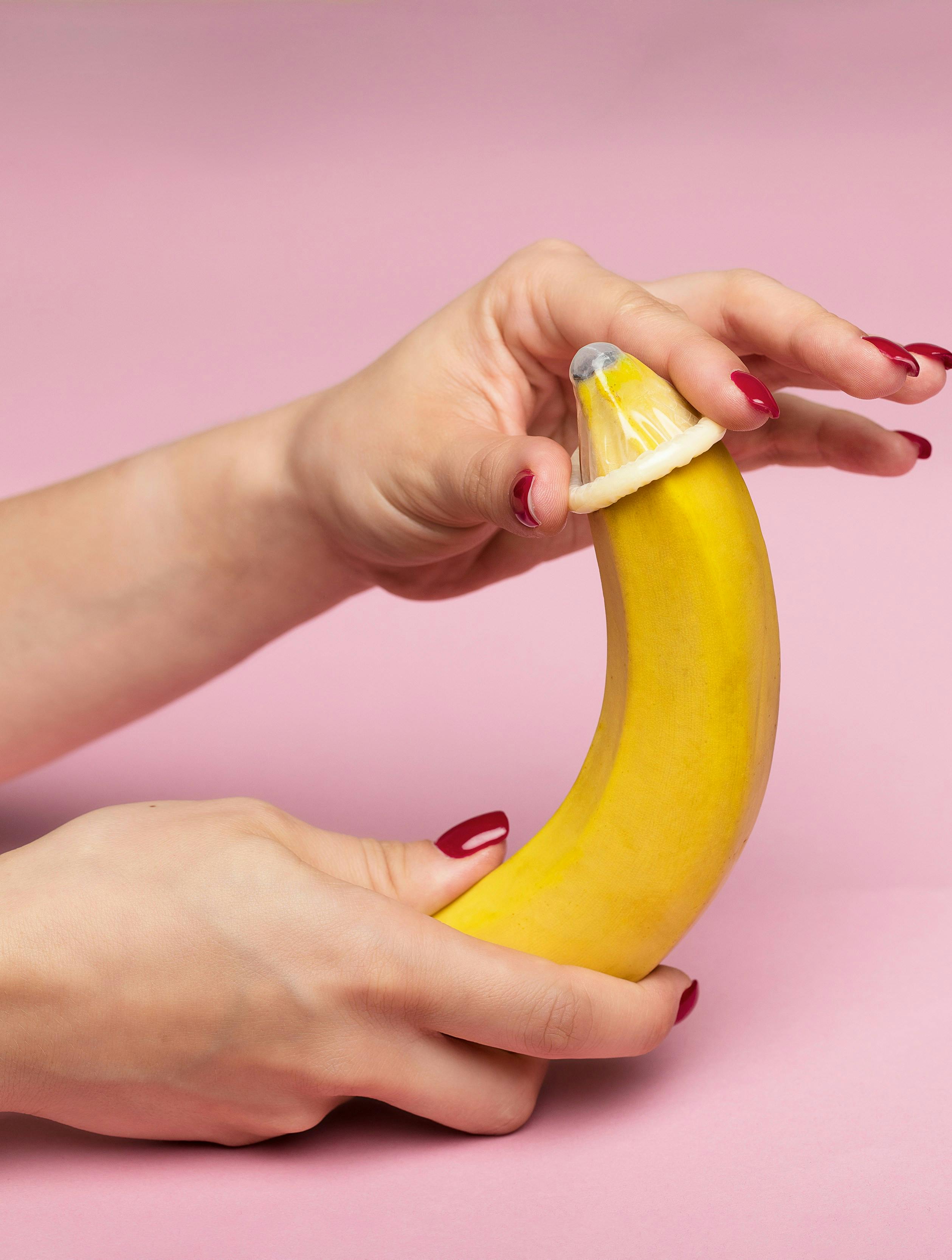 Kondom på banan