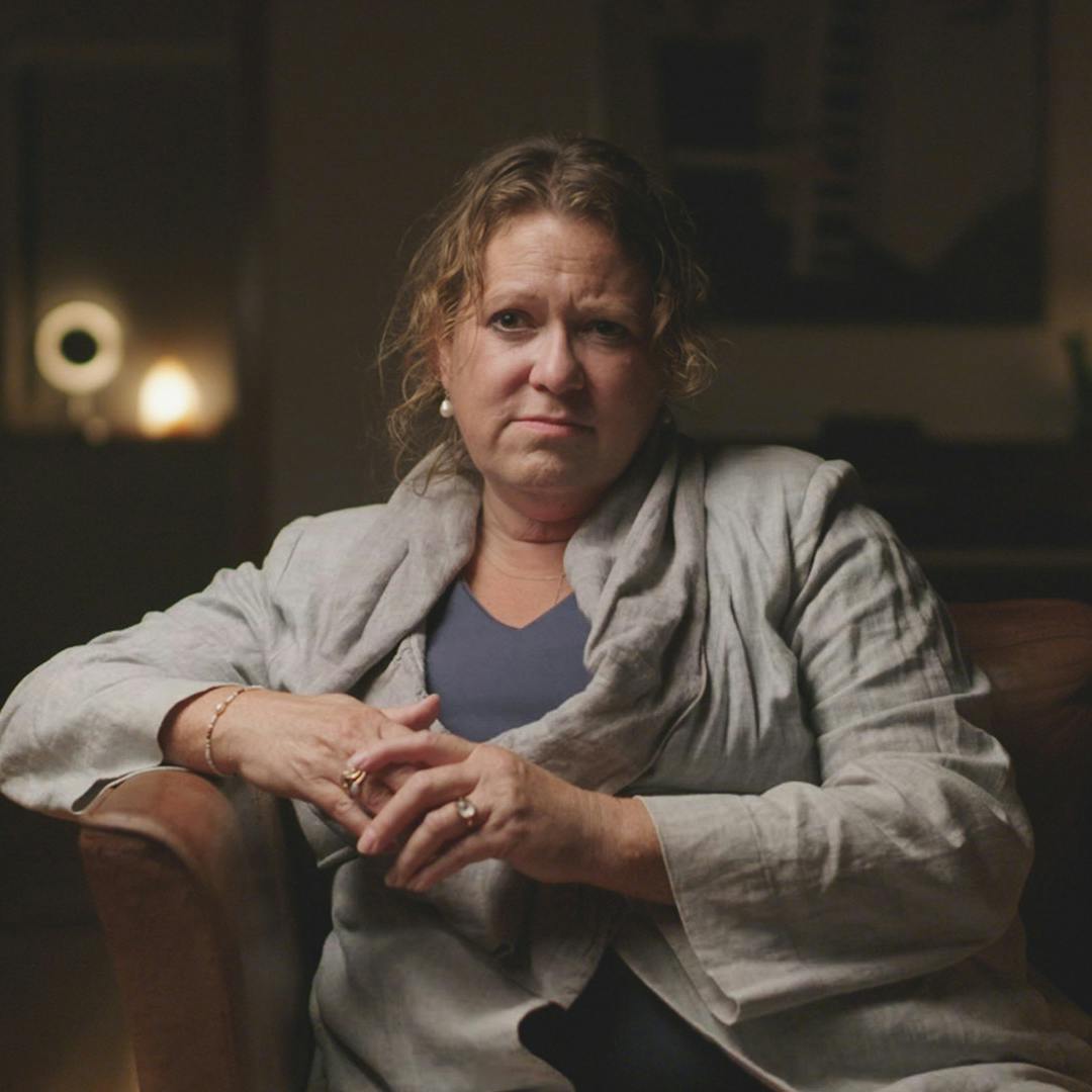 Her ses Line Hansen, der er mor til datteren Alma