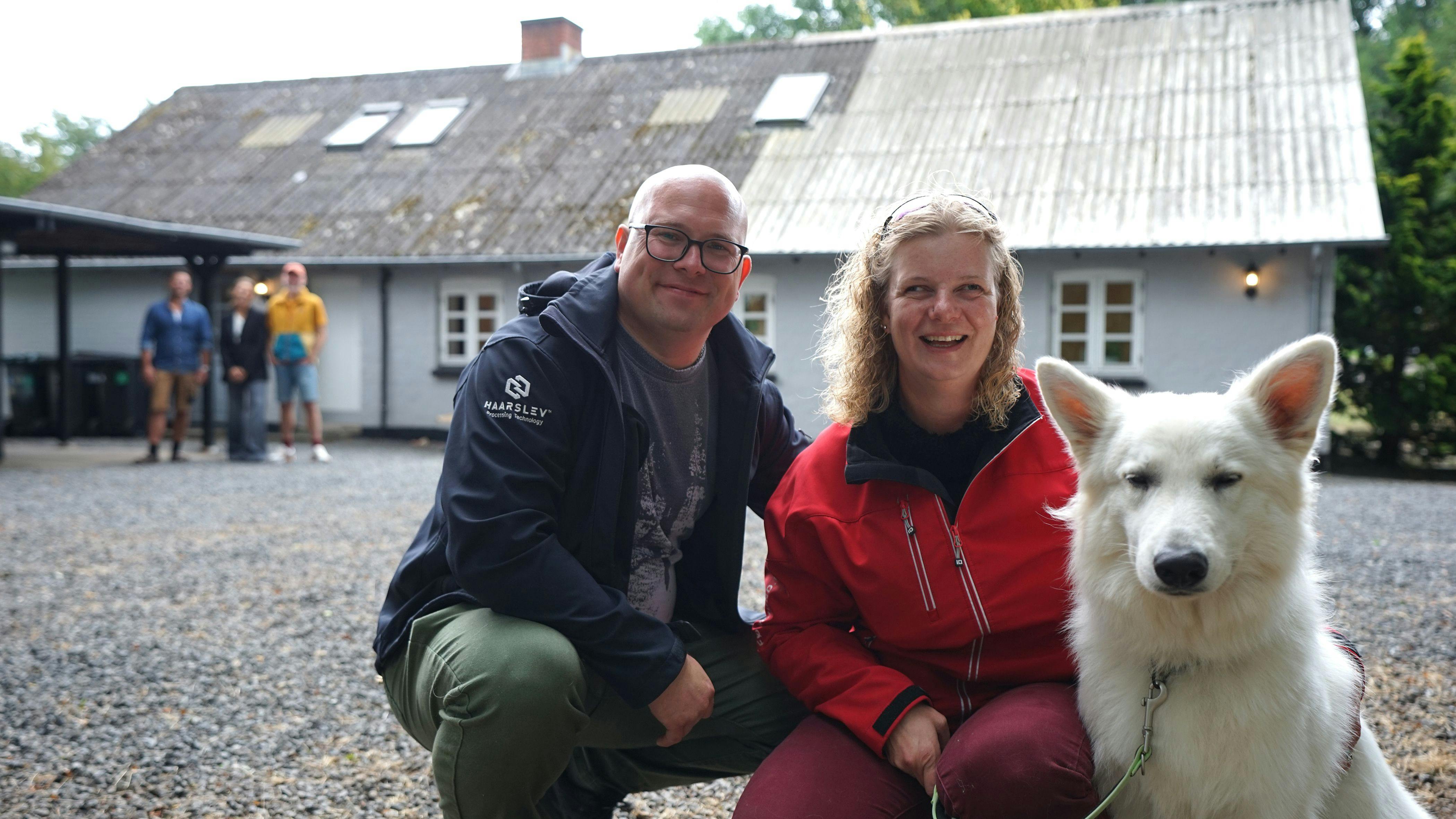 Søren og Winnie i "I hus til halsen".