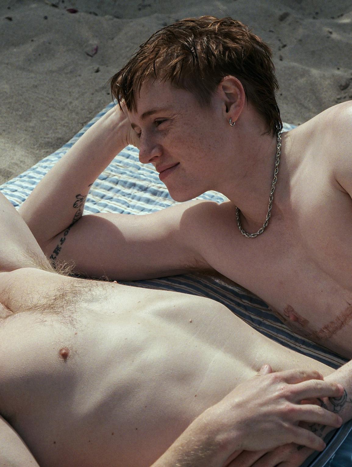 Nina Rask og Magnus Juhl Andersen spiller hovedrollerne i den nye danske film 'Sauna'