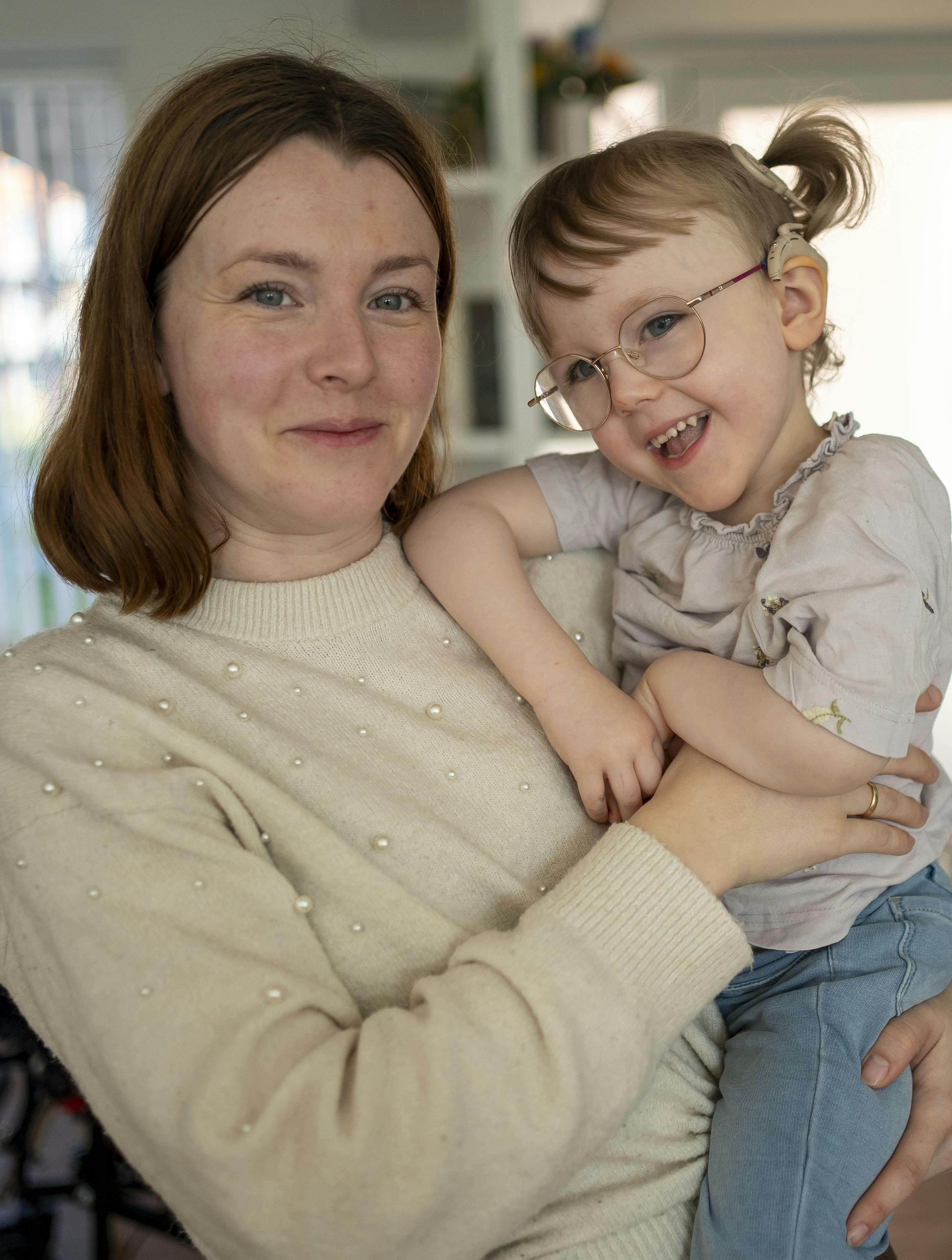 Hannah Søhof og datter Signe