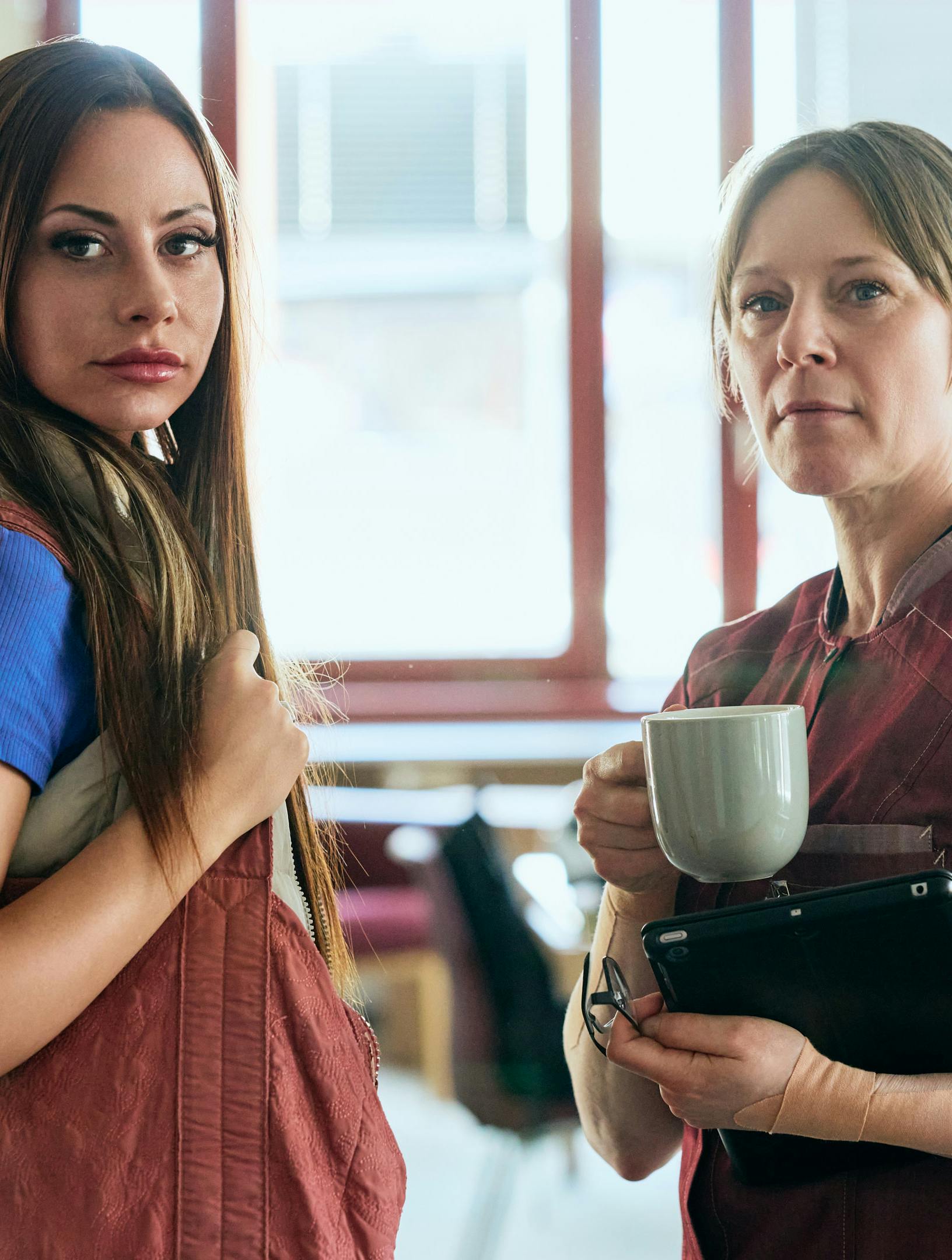 I "Løgnens" hovedroller er Tessa og Iben Hjejle.