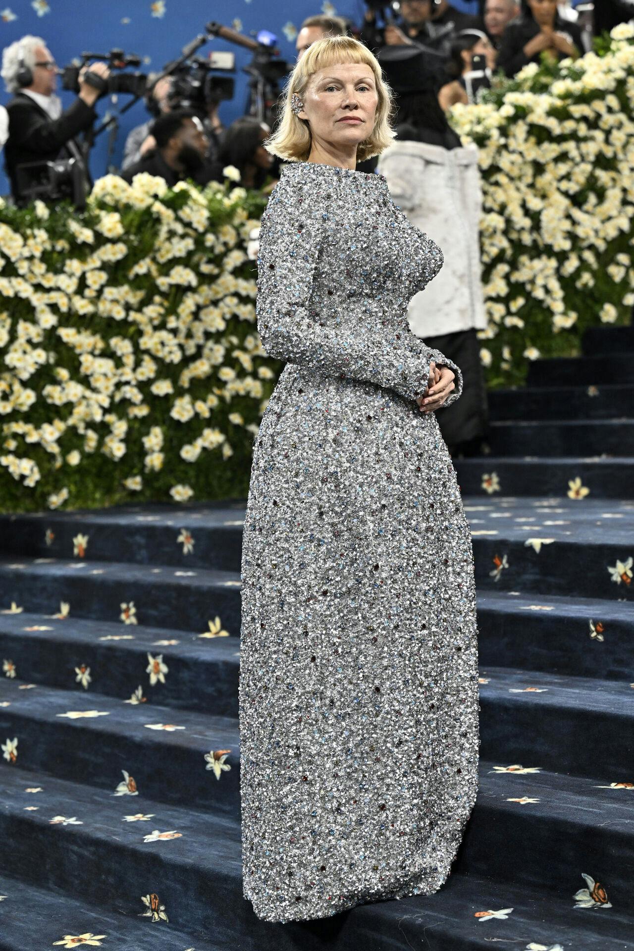 Pamela Anderson attends The Met Gala