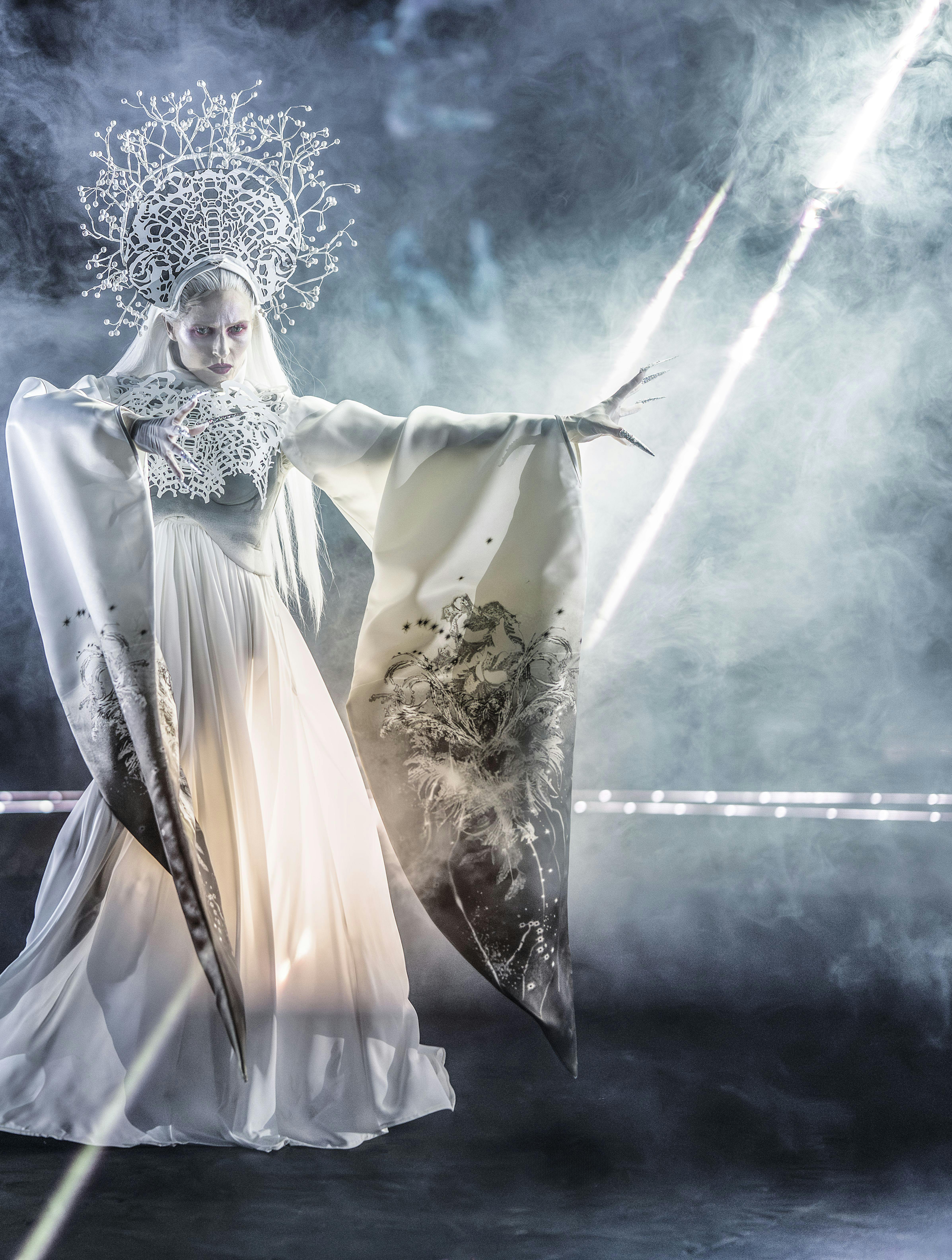 Mille Hoffmeyer Lehfeldt som 'Snedronningen'