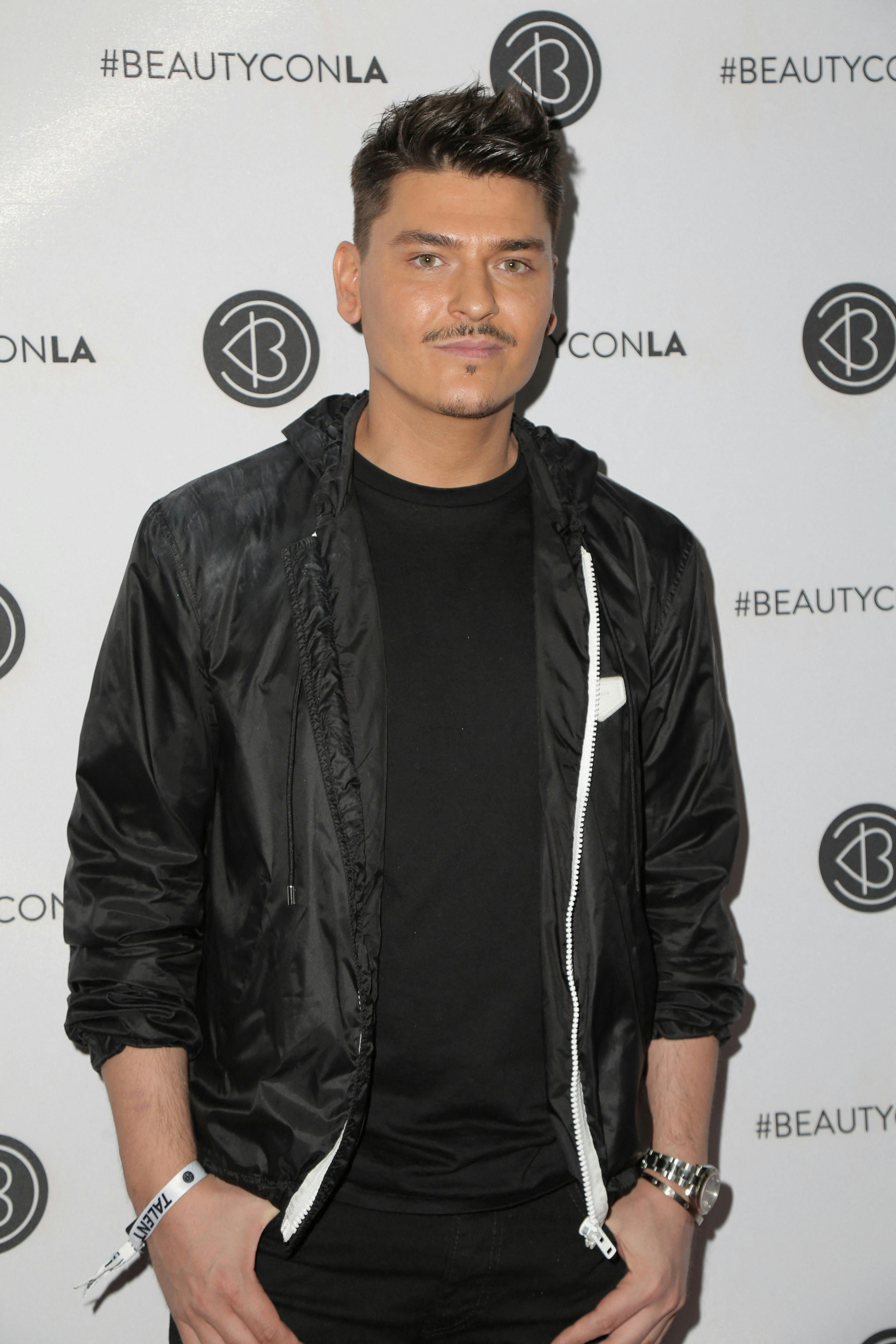 LOS ANGELES, CA - JULY 14: Celebrity arrival at the Beautycon Festival LA 2018 at the Los Angeles Convention Center on July 14, 2018 in Los Angeles, California. 14 Jul 2018 Pictured: Mario Dedivanovic, Makeup by Mario. Photo credit: @parisamichelle / MEGA TheMegaAgency.com +1 888 505 6342 (Mega Agency TagID: MEGA252492_033.jpg) [Photo via Mega Agency]