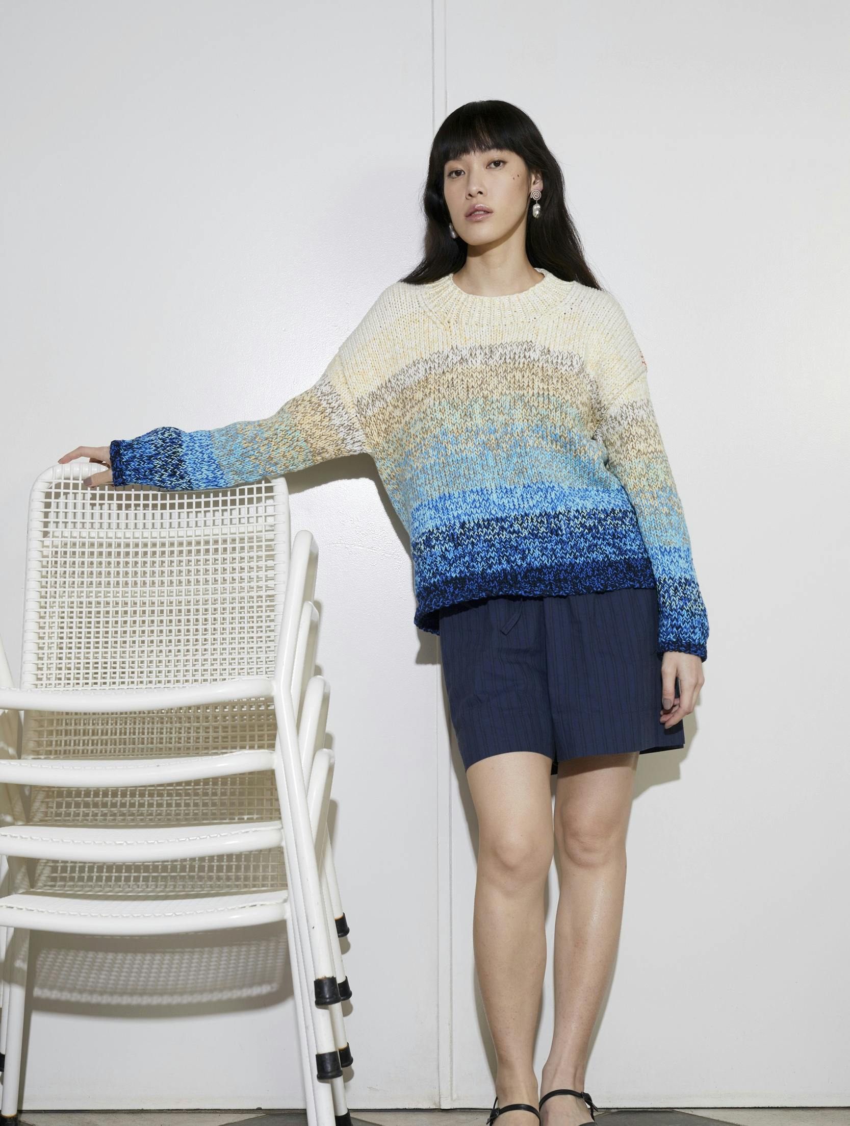 Dip dye-sweater