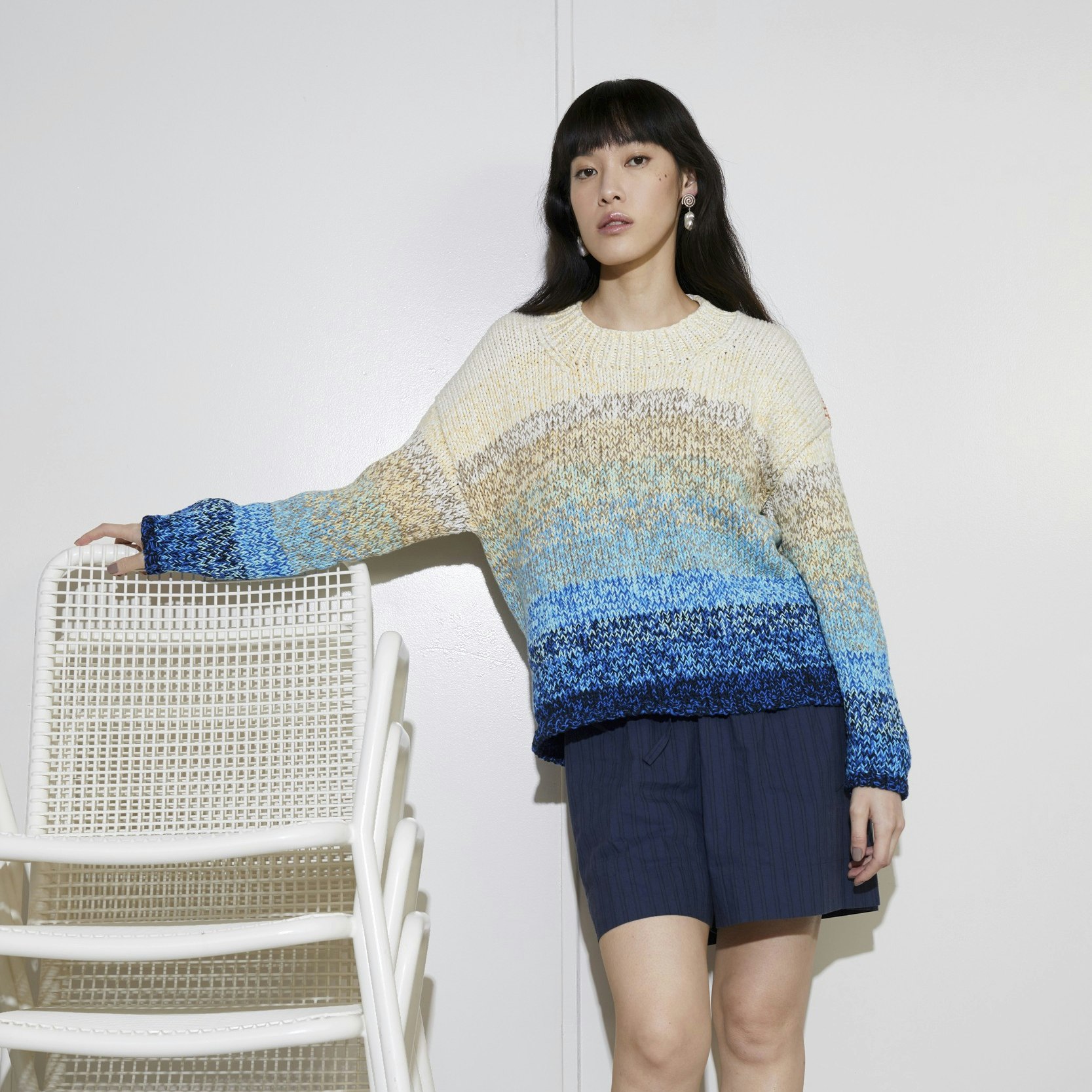 Dip dye-sweater
