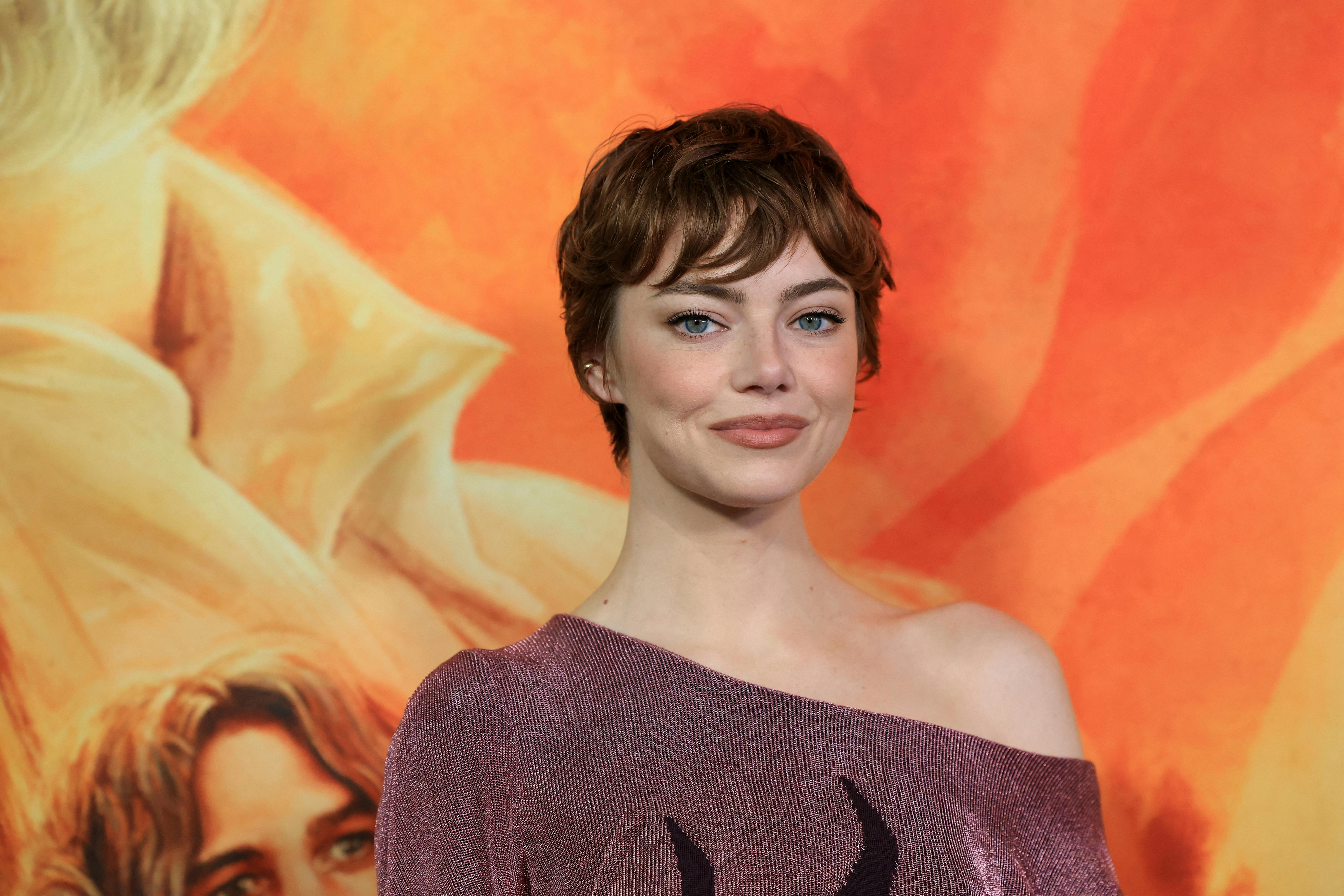 Emma Stone med ny frisure