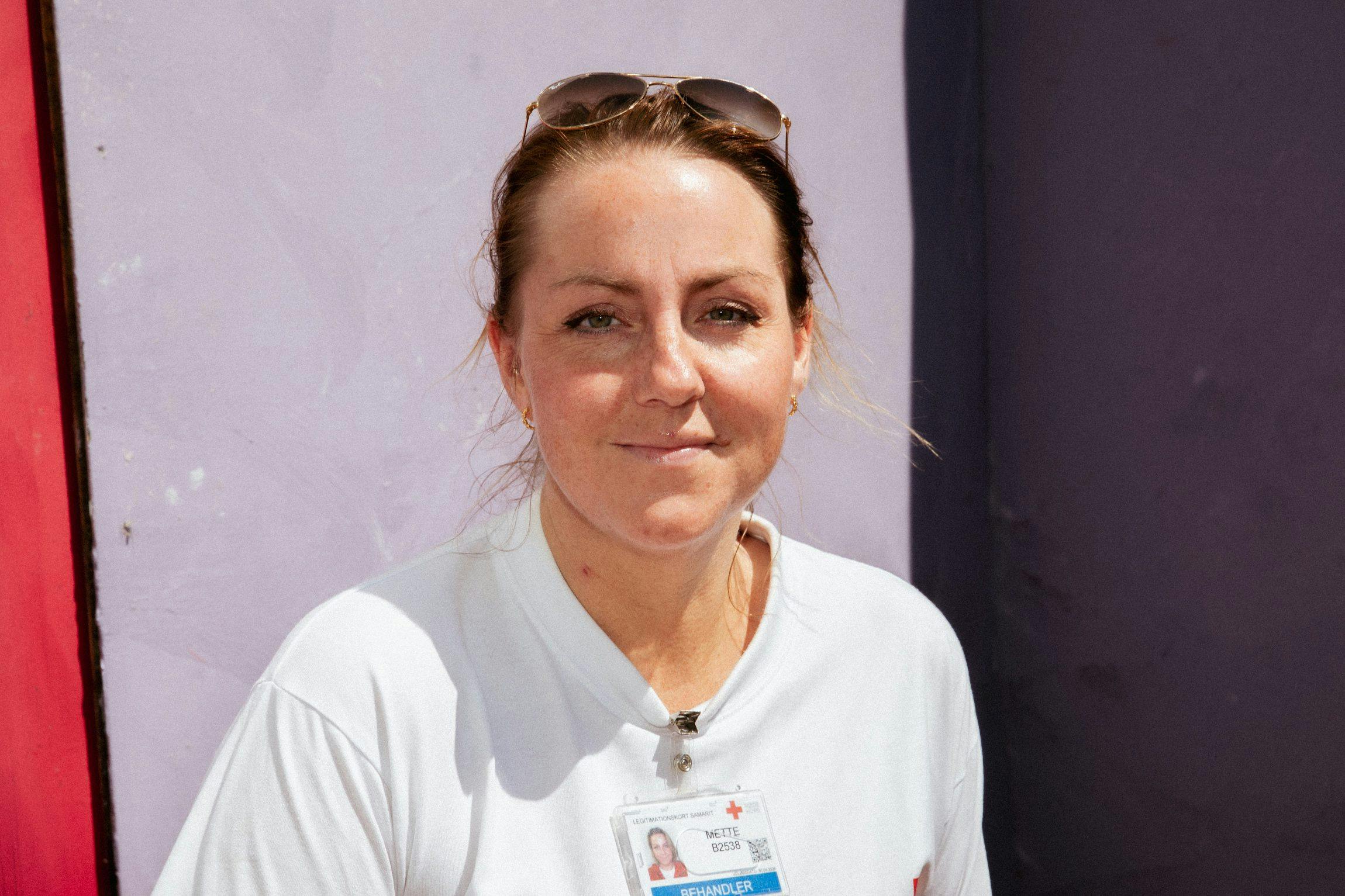 Mette De Thura har været samarit i fem år.