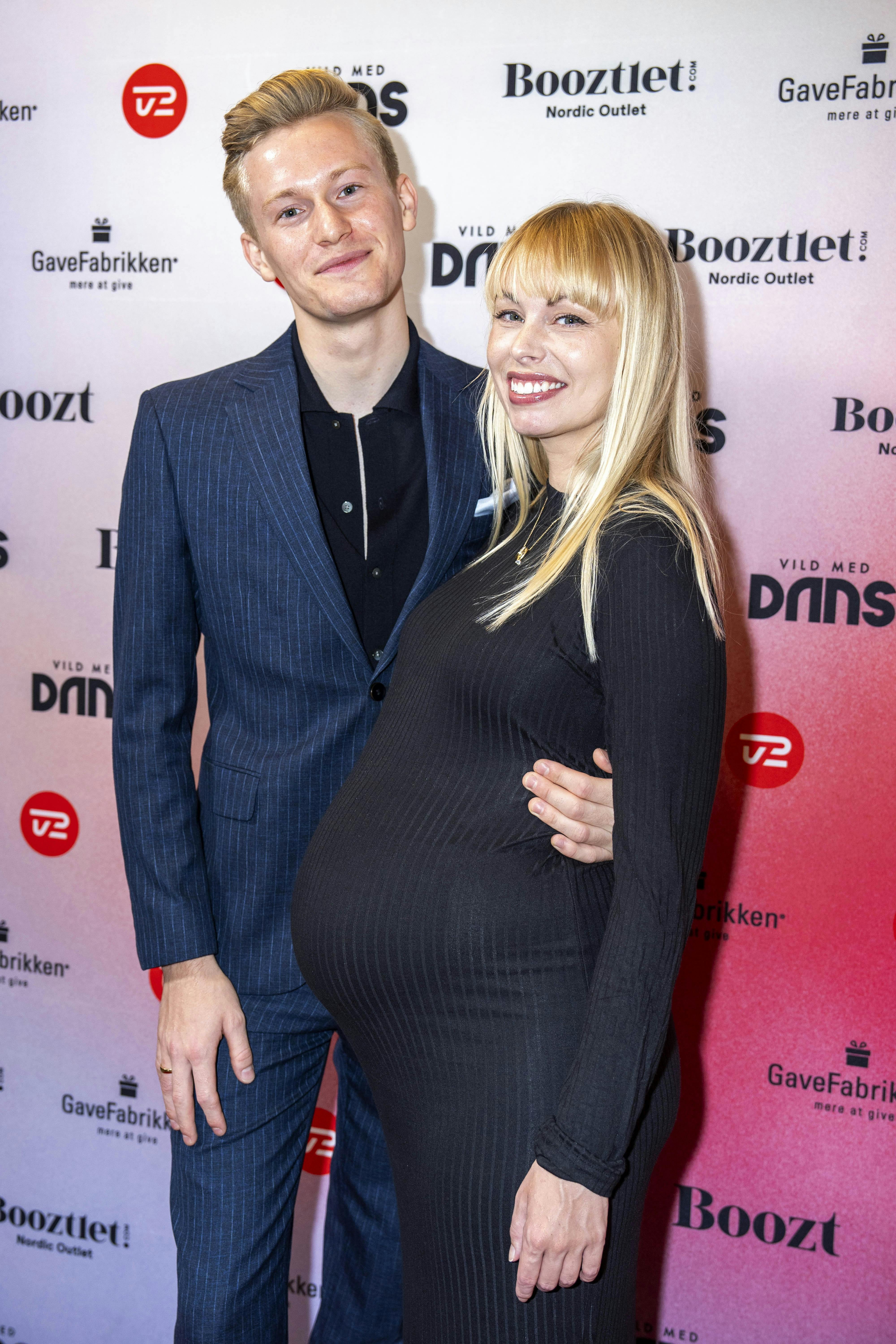 Jenna var gravid under sidste års "Vild med dans", men hun og Albert var med som publikum.