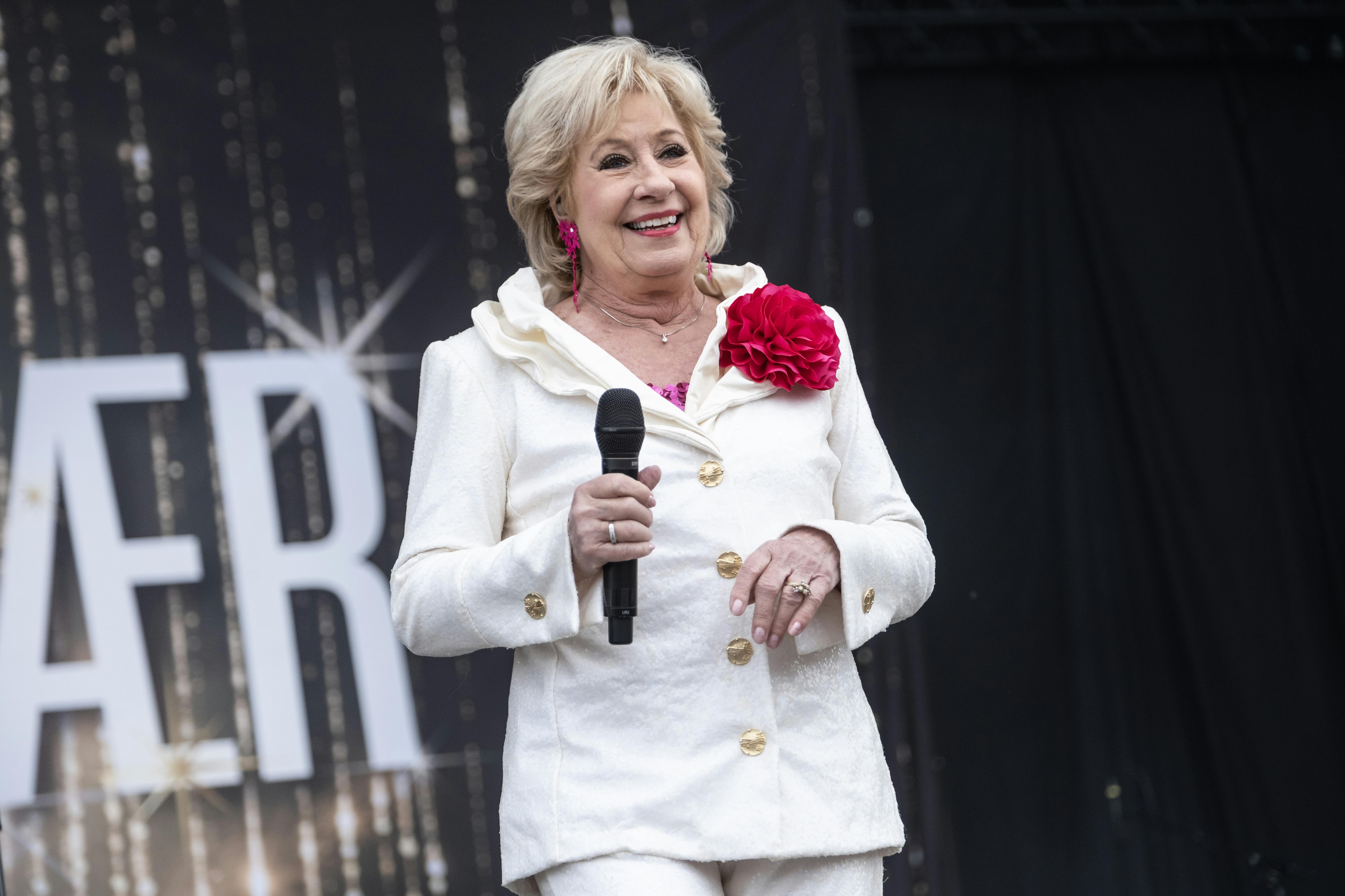 Birthe Kjær & Feel Good Band spiller på Jelling Festival torsdag den 29. maj 2025.. (Foto: Helle Arensbak/Ritzau Scanpix)