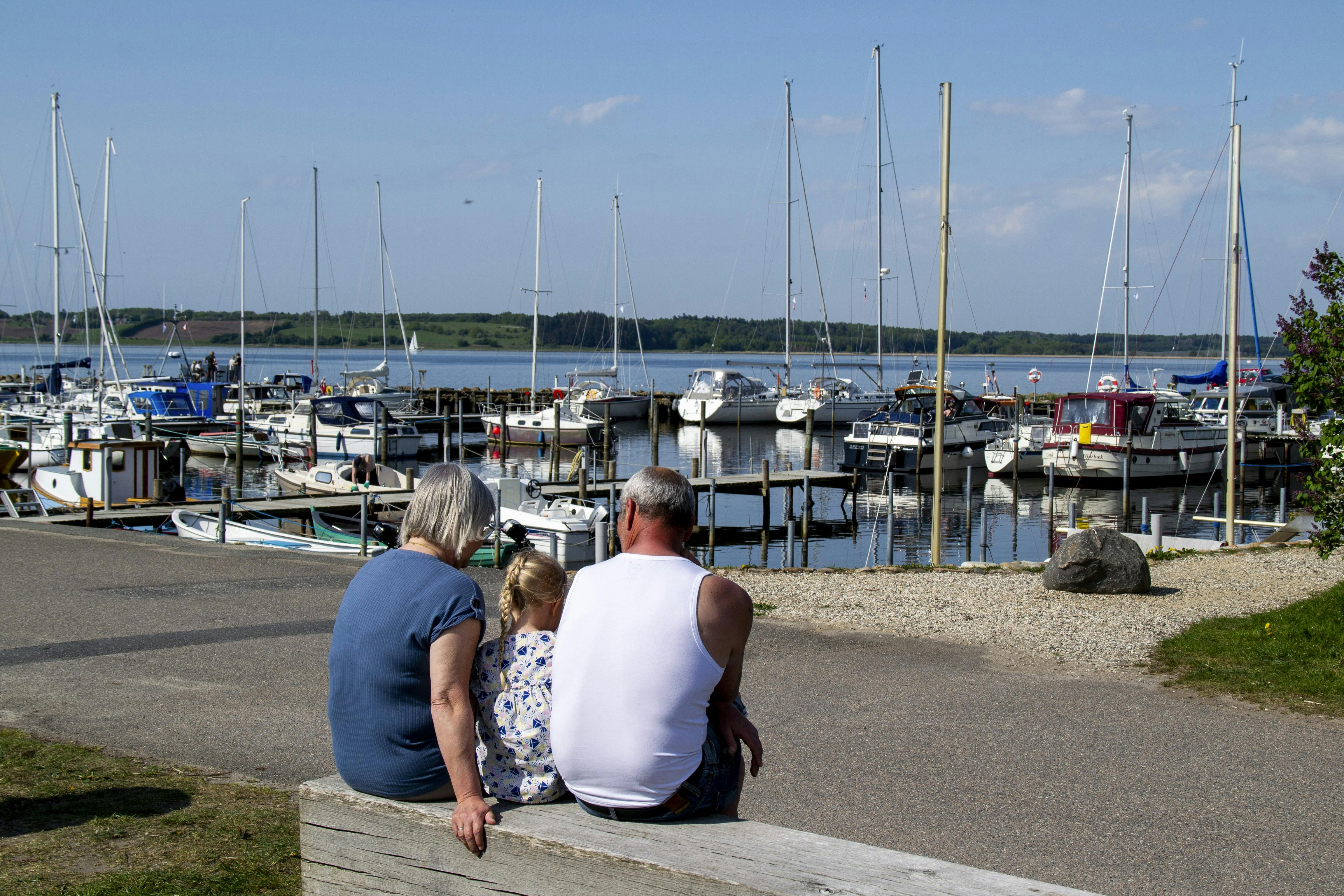 Der er mange hyggelige lystbådehavne ved Limfjorden – her Hjarbæk.
