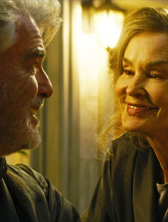 Pierce Brosnan og Jessica Lange i 'The Great Lillian Hall'