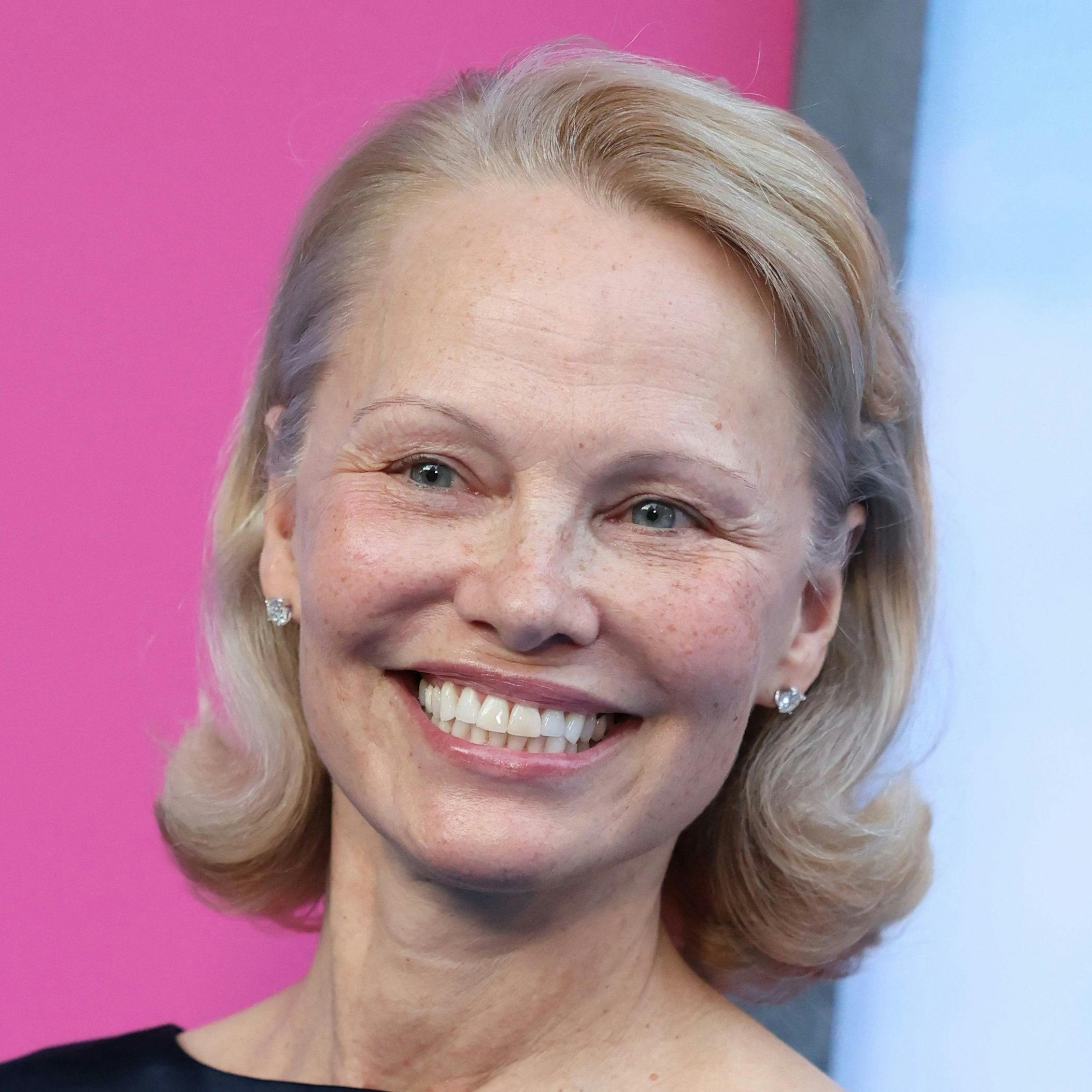 Canadian-US actress Pamela Anderson attends the US premiere of Paramount Pictures's "The Naked Gun" in New York City on July 28, 2025. (Photo by CHARLY TRIBALLEAU / AFP)
